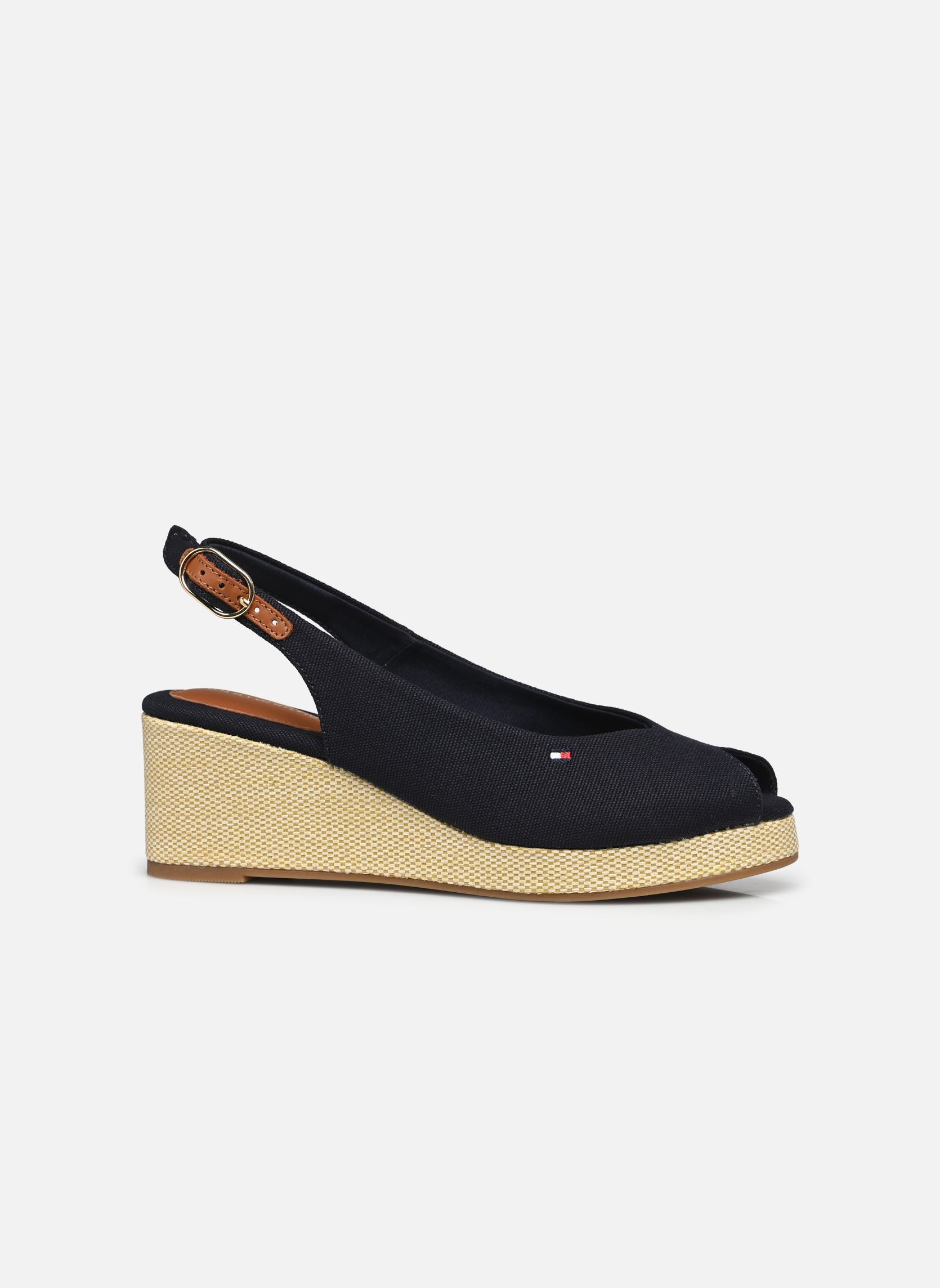 Espadrilles compensées et plateformes FLAG MID WEDGE ESPAD femme bleu Tommy Hilfiger Espadrilles compensées et plateformes FLAG MID WEDGE ESPAD femme bleu SPACE BLUE