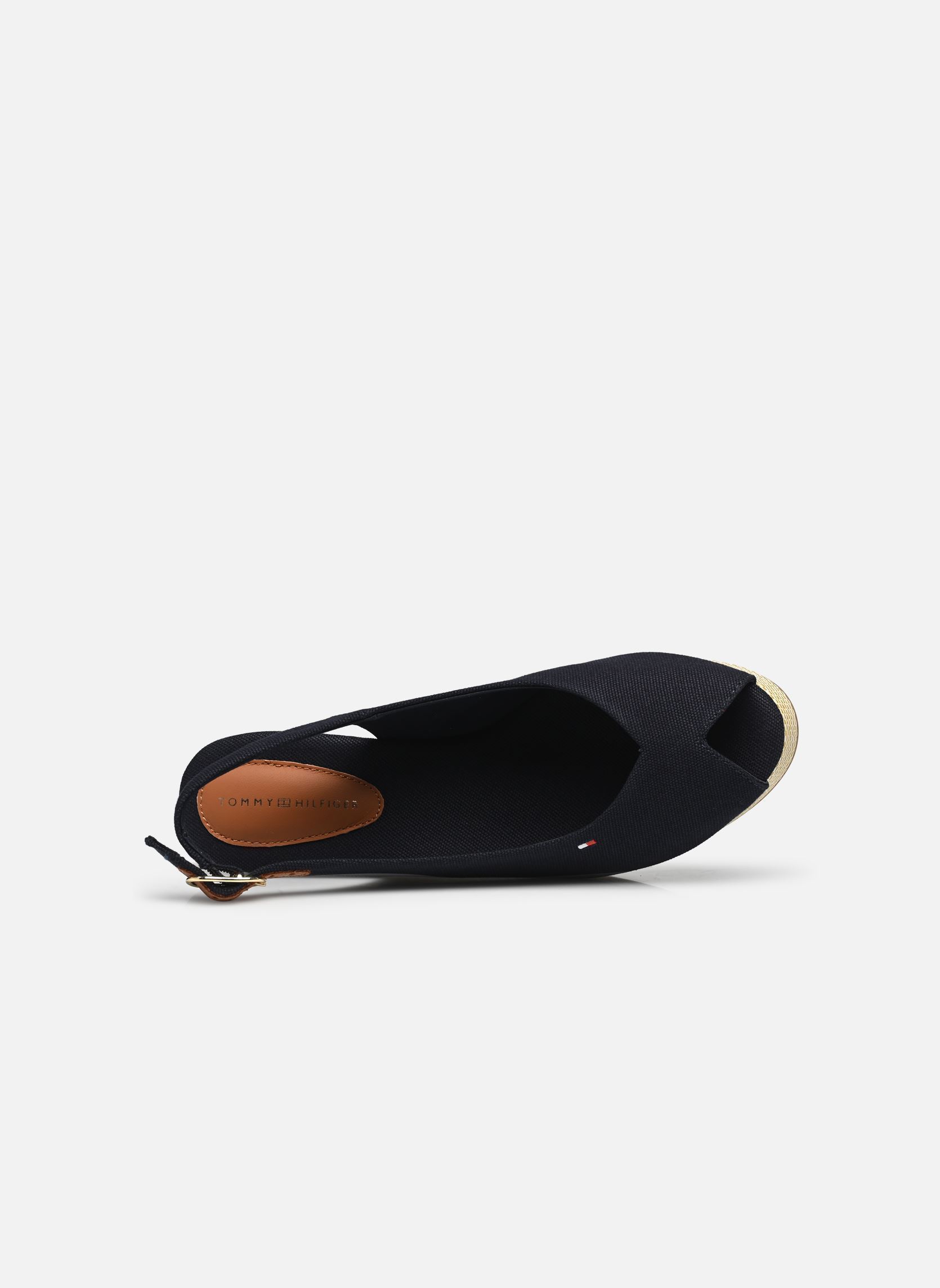 Espadrilles compensées et plateformes FLAG MID WEDGE ESPAD femme bleu Tommy Hilfiger Espadrilles compensées et plateformes FLAG MID WEDGE ESPAD femme bleu SPACE BLUE