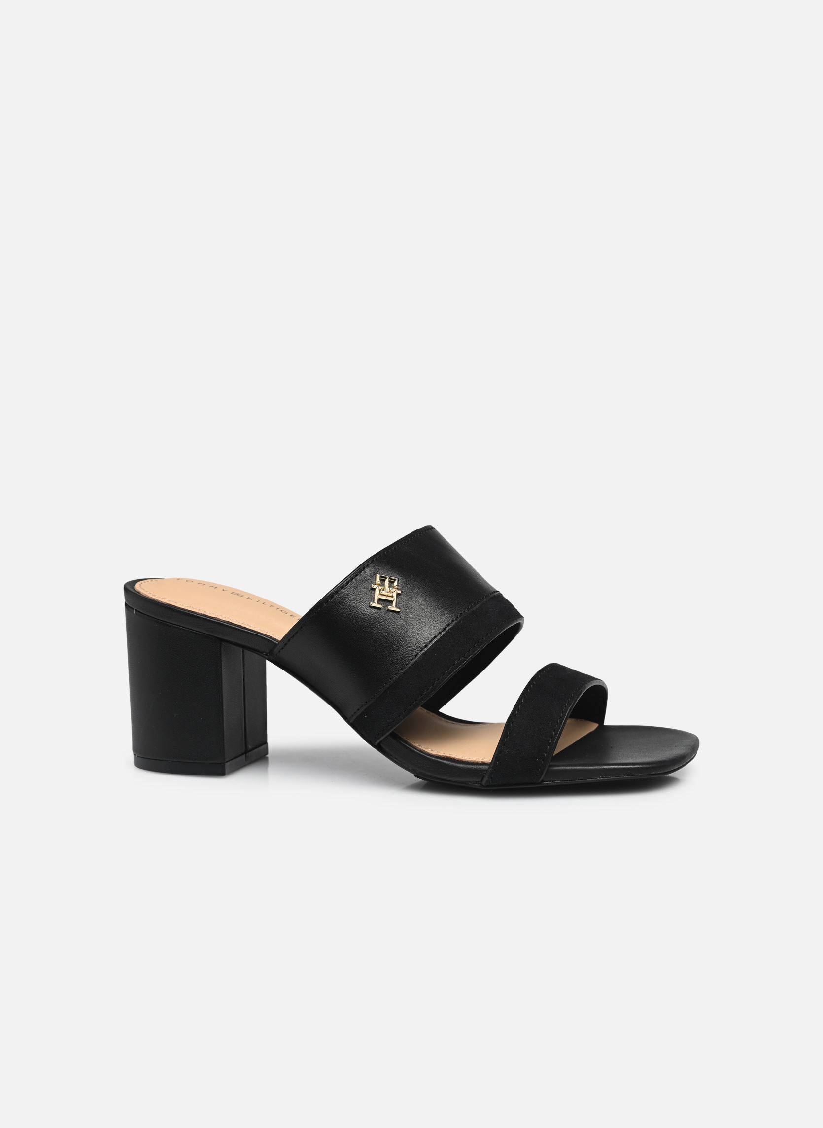 Sandalias LEATHER & SUEDE BLOC mujer negro Tommy Hilfiger Sandalias LEATHER & SUEDE BLOC mujer negro BLACK