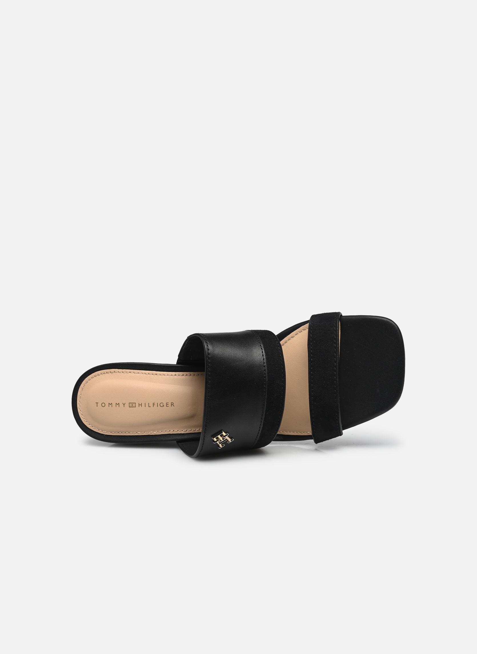 Sandalias LEATHER & SUEDE BLOC mujer negro Tommy Hilfiger Sandalias LEATHER & SUEDE BLOC mujer negro BLACK