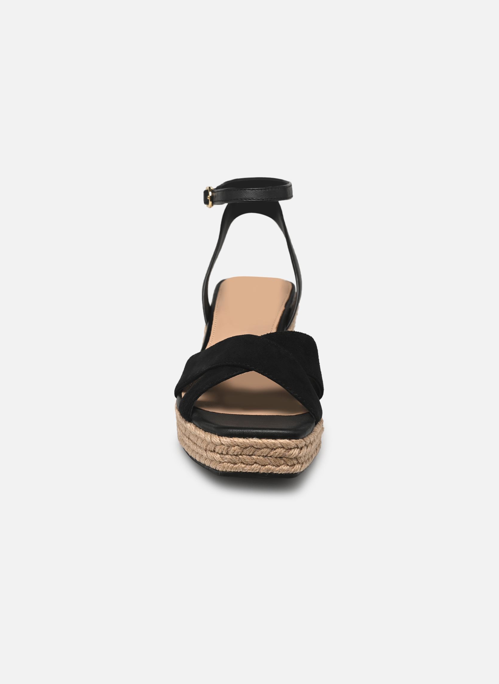 Keil- und Plateau-Espadrilles LEATHER & SUEDE MID damen schwarz Tommy Hilfiger Keil- und Plateau-Espadrilles LEATHER & SUEDE MID damen schwarz BLACK