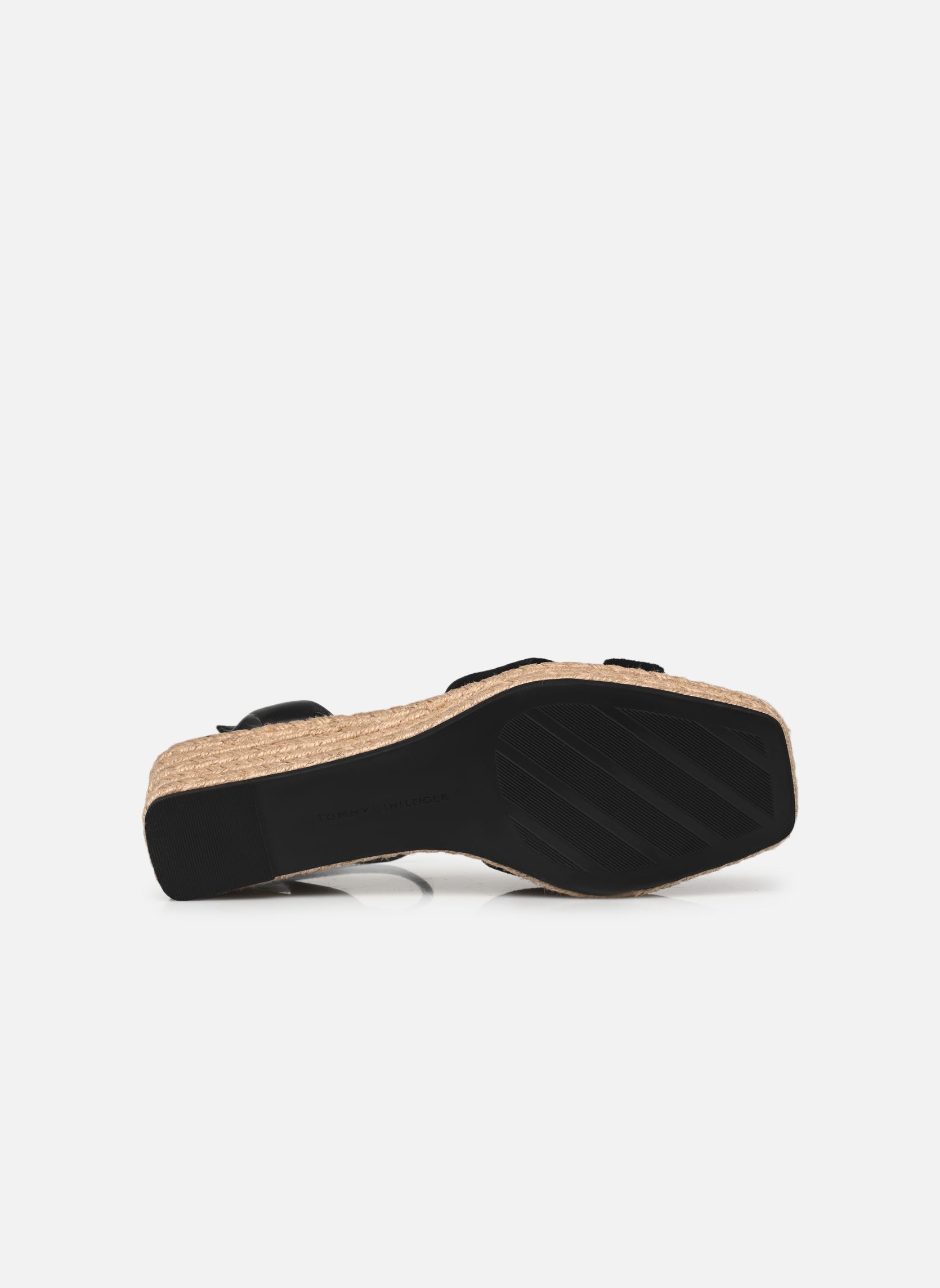 Keil- und Plateau-Espadrilles LEATHER & SUEDE MID damen schwarz Tommy Hilfiger Keil- und Plateau-Espadrilles LEATHER & SUEDE MID damen schwarz BLACK