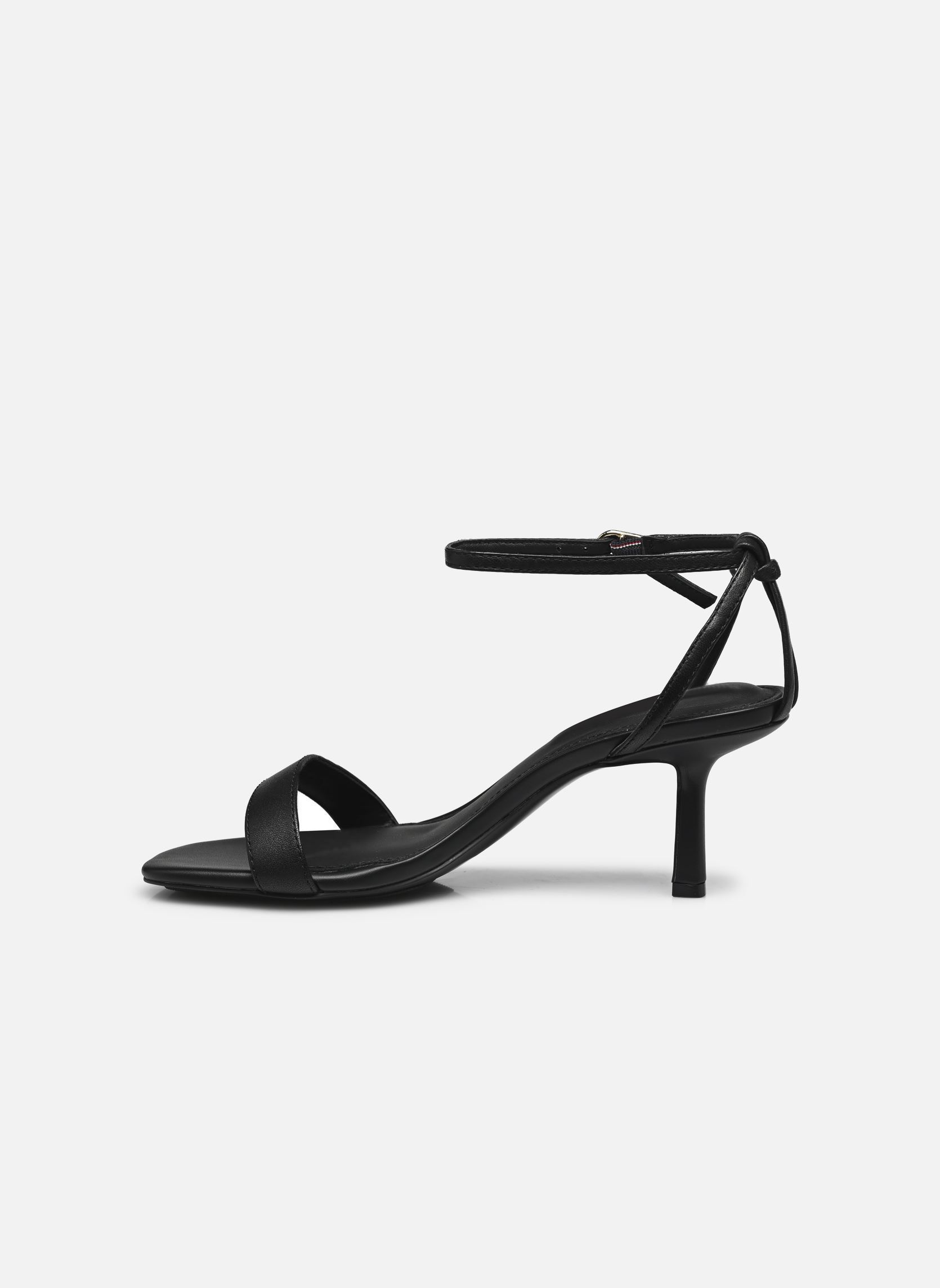 Sandalias LEATHER KNOTS KITTEN mujer negro Tommy Hilfiger Sandalias LEATHER KNOTS KITTEN mujer negro BLACK