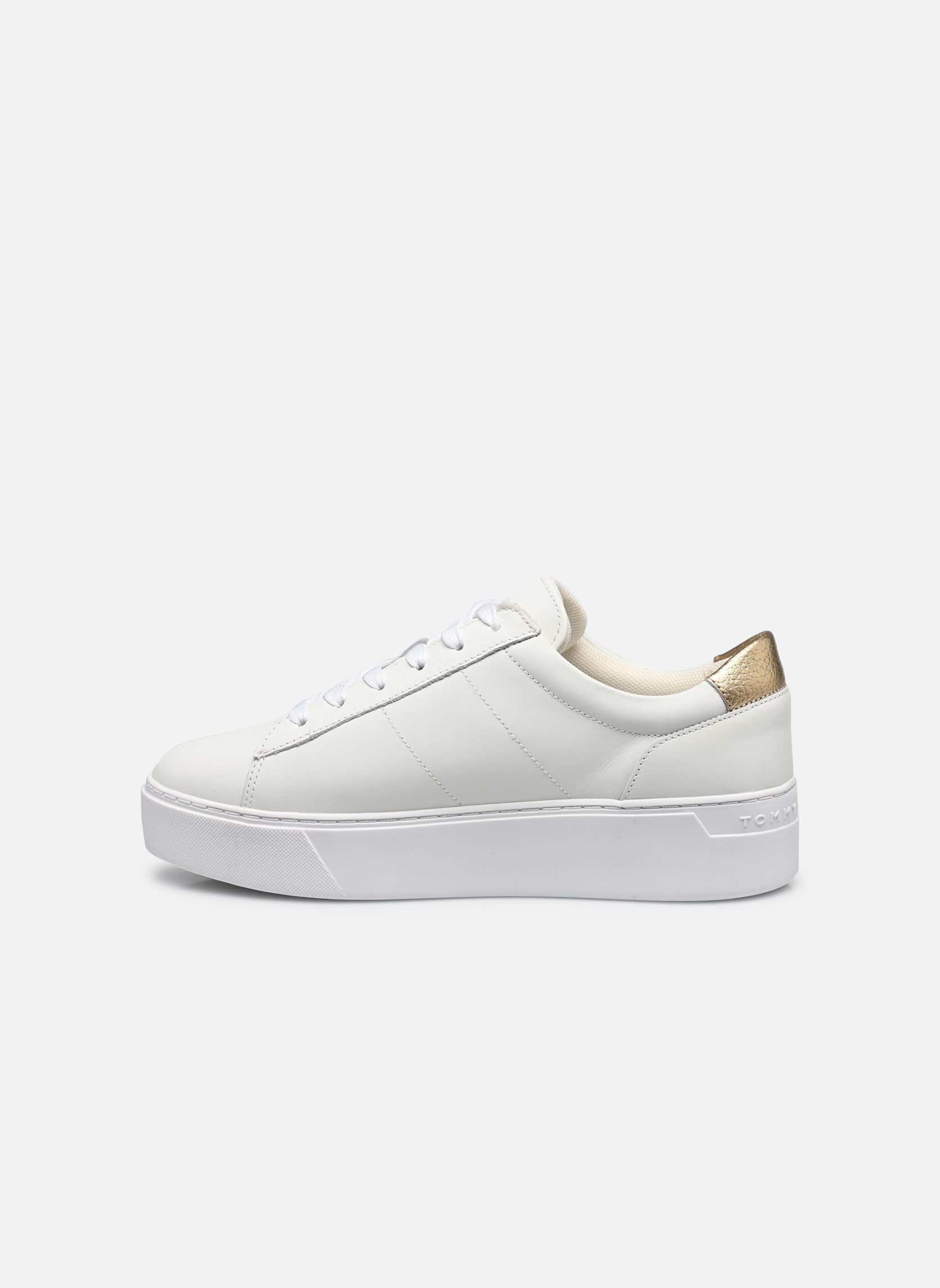 Sneakers PLATFORM COURT SNEAK dames wit Tommy Hilfiger Sneakers PLATFORM COURT SNEAK dames wit WHITE
