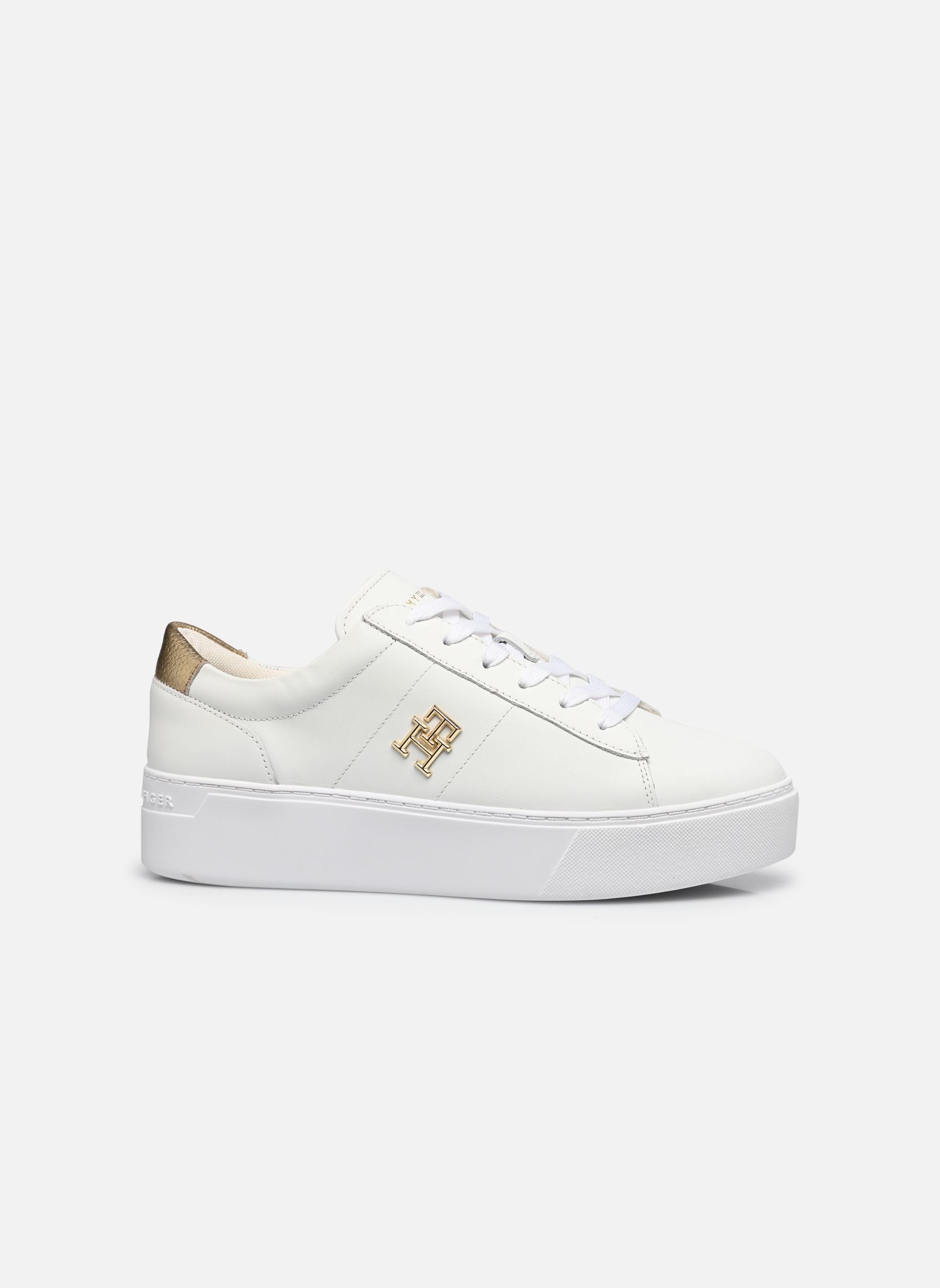 Sneakers PLATFORM COURT SNEAK dames wit Tommy Hilfiger Sneakers PLATFORM COURT SNEAK dames wit WHITE