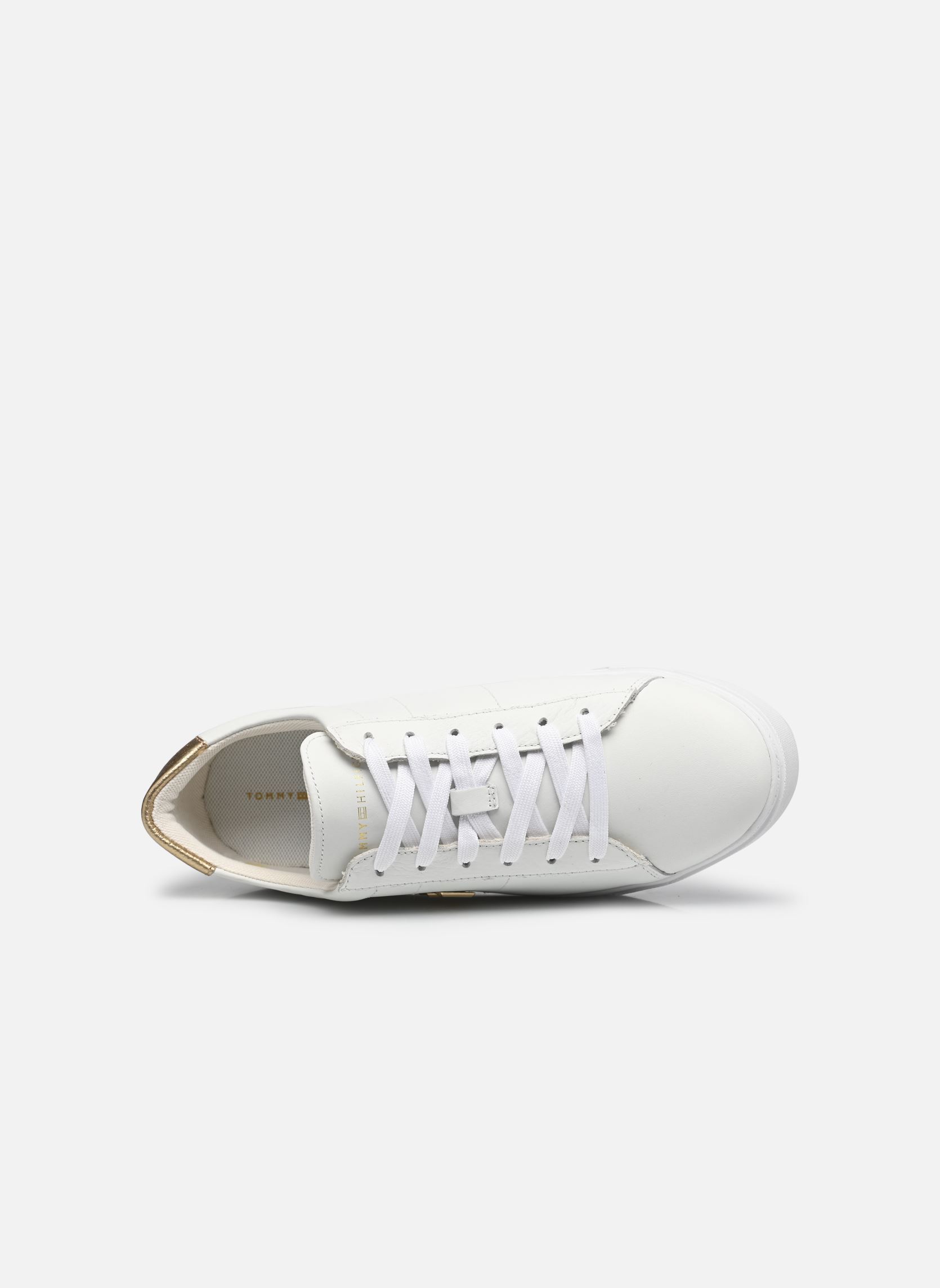 Sneakers PLATFORM COURT SNEAK dames wit Tommy Hilfiger Sneakers PLATFORM COURT SNEAK dames wit WHITE