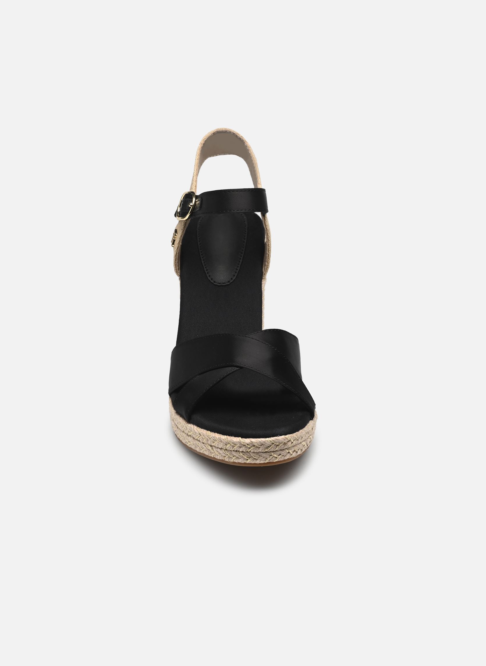 Keil- und Plateau-Espadrilles SATIN HIGH WEDGE ESP damen schwarz Tommy Hilfiger Keil- und Plateau-Espadrilles SATIN HIGH WEDGE ESP damen schwarz BLACK