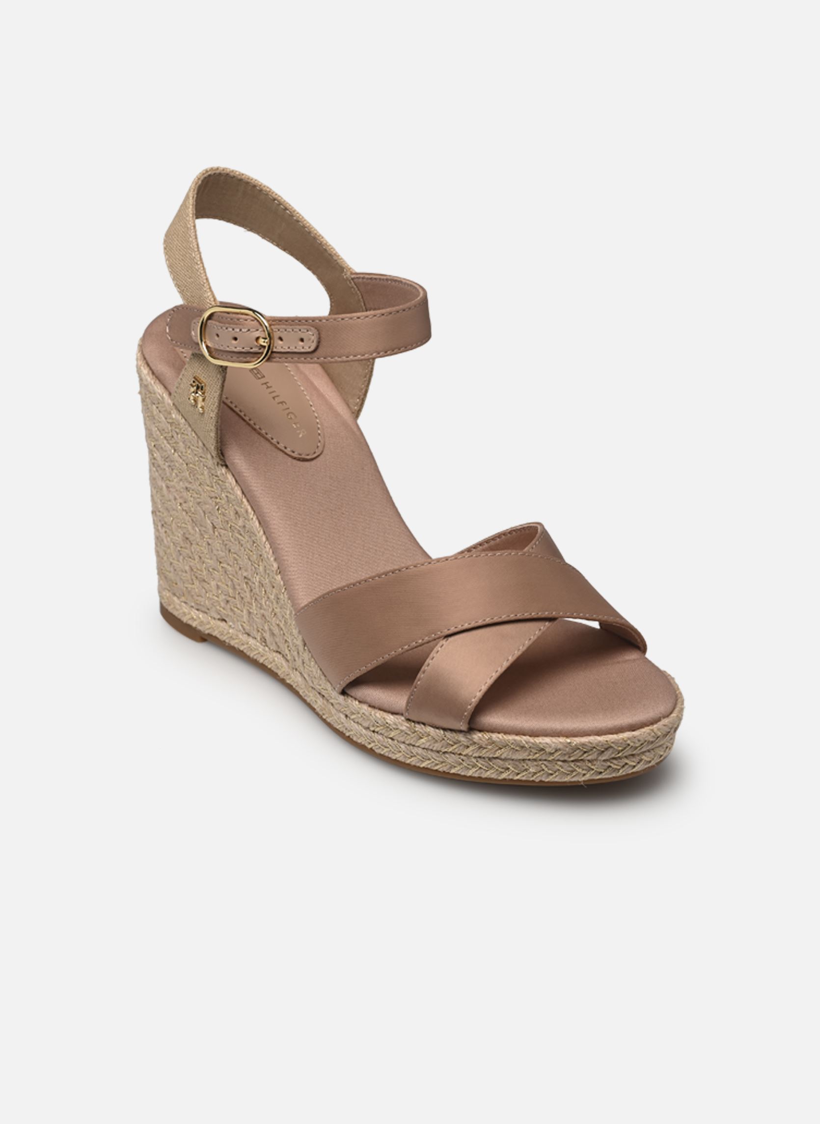 Espadrilles Tommy Hilfiger SATIN HIGH WEDGE ESP pour Femme