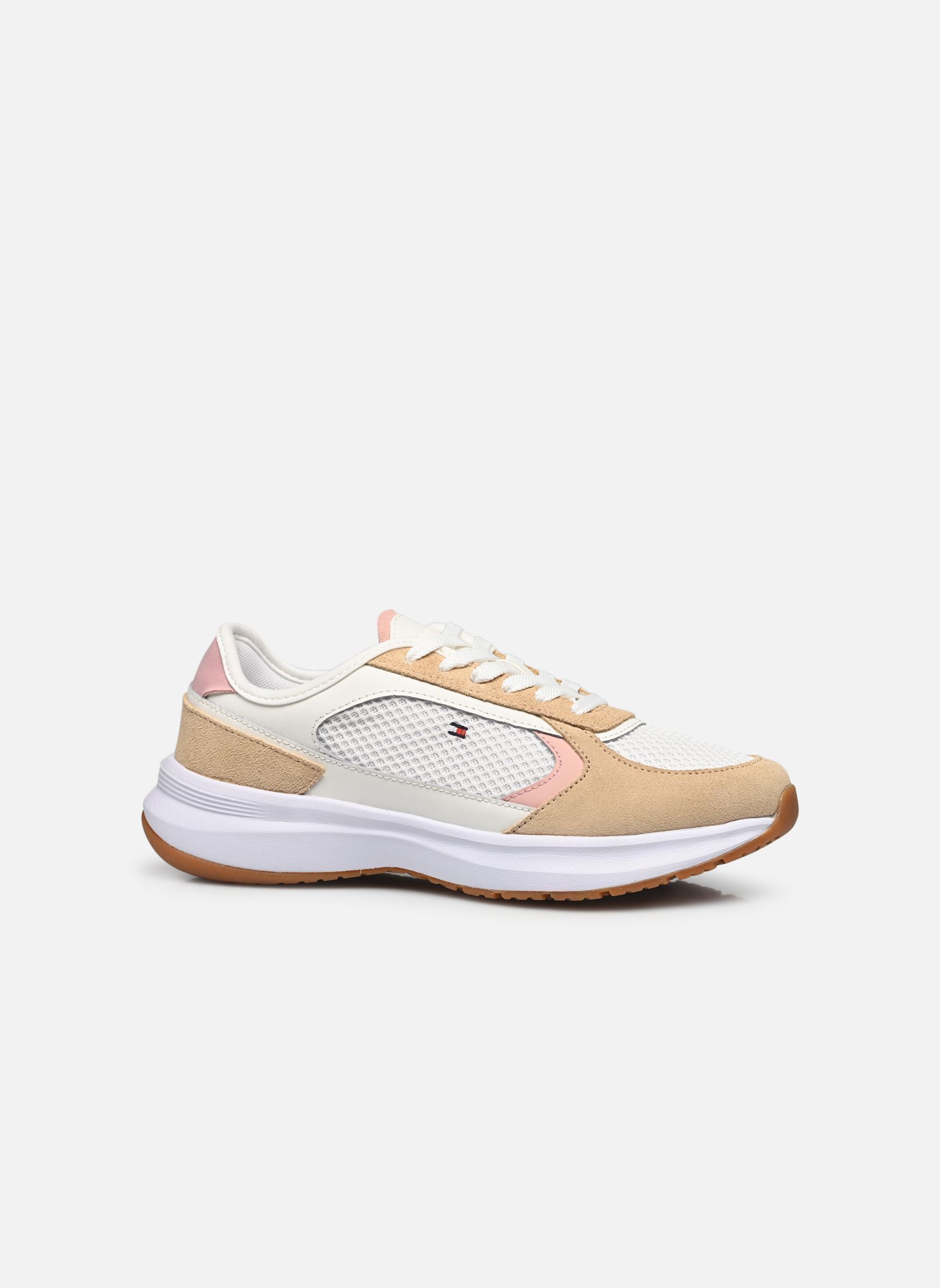 Baskets SPORTY RUNNER femme beige Tommy Hilfiger Baskets SPORTY RUNNER femme beige CLAYED PEBBLE