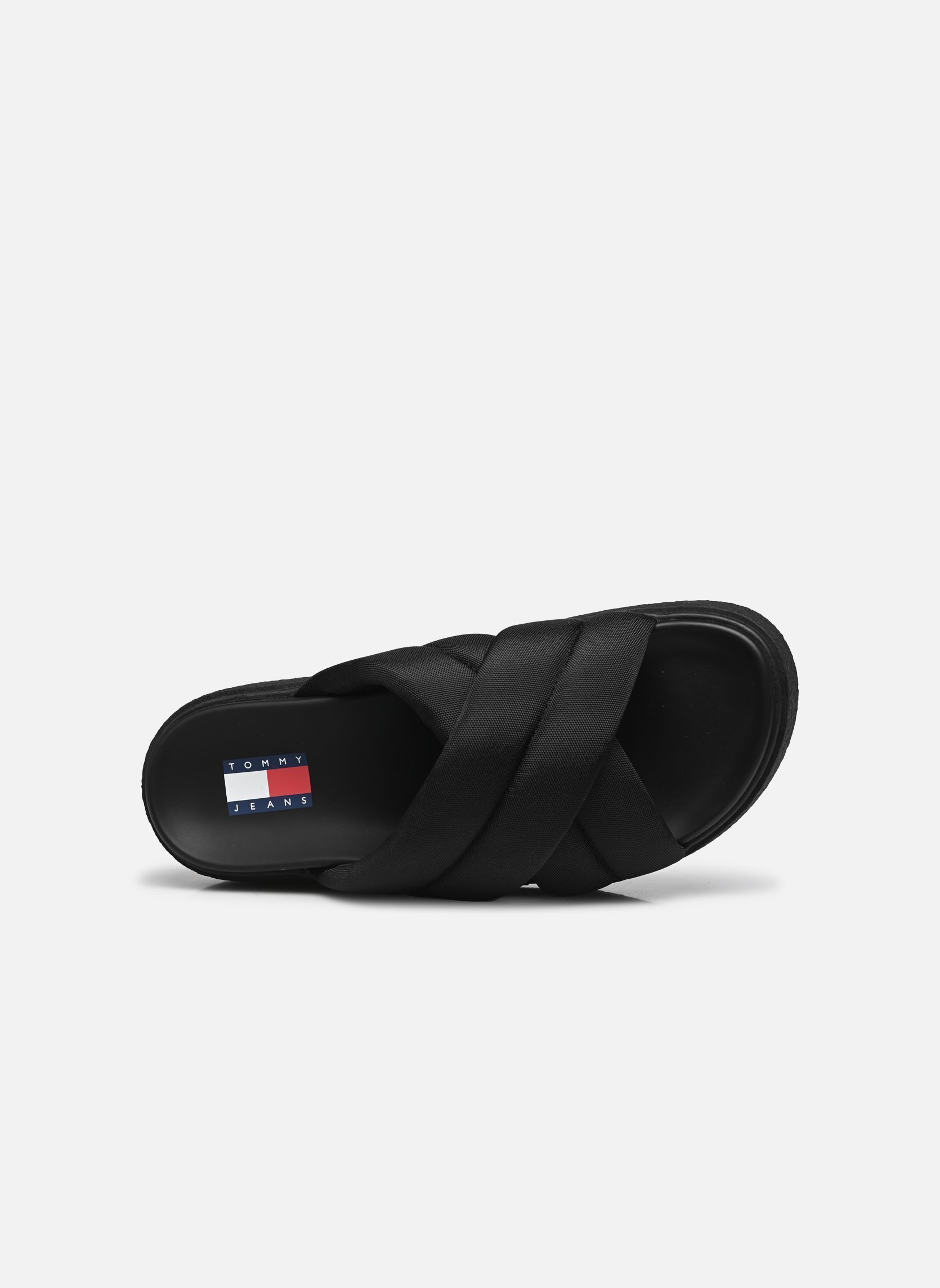 Sandales plates TJW FLATFORM SANDAL B femme noir Tommy Hilfiger Sandales plates TJW FLATFORM SANDAL B femme noir BLACK