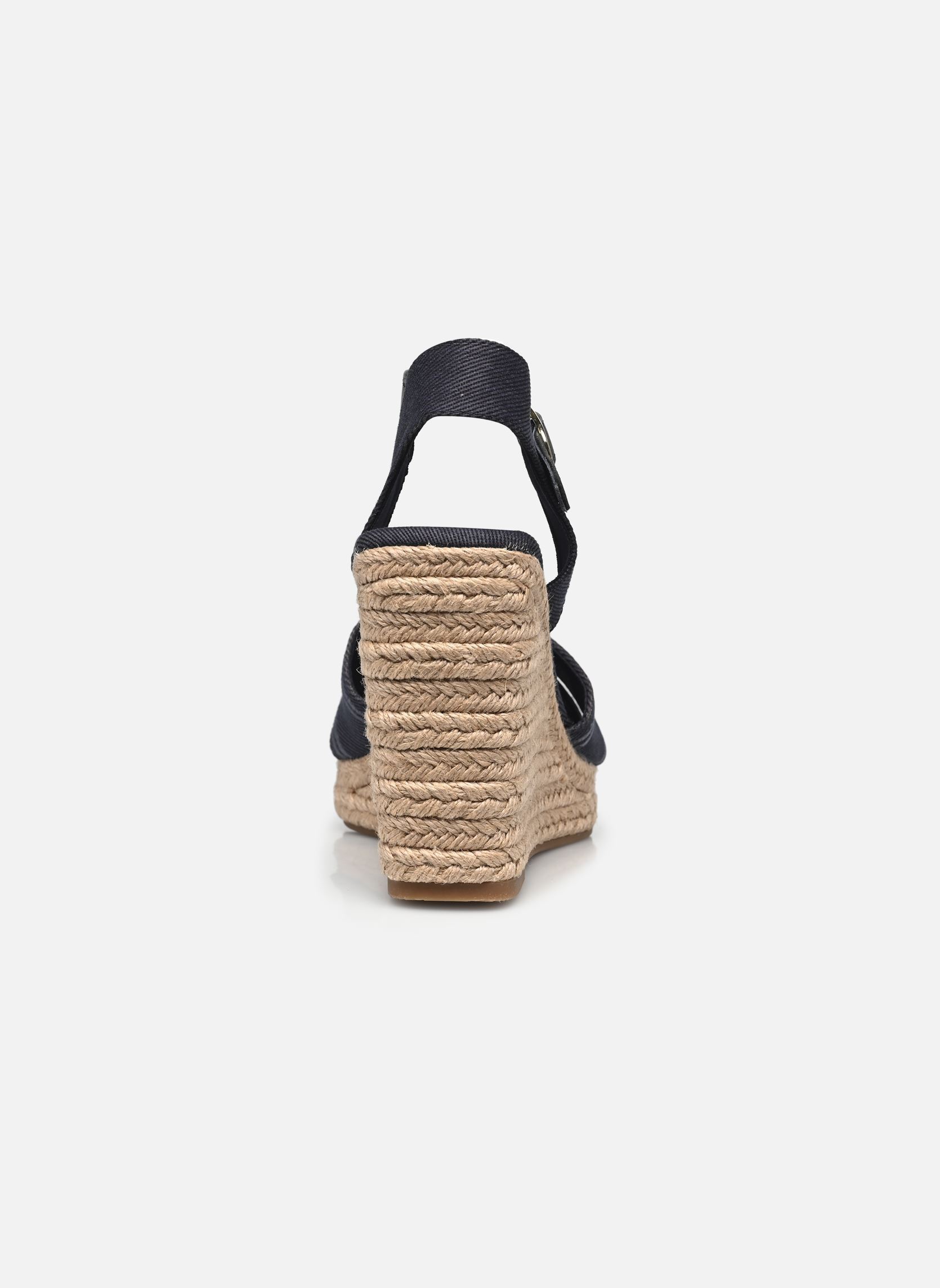 Espadrilles met sleehak en plateau TOMMY HILFIGER ESPAD SB dames blauw Tommy Hilfiger Espadrilles met sleehak en plateau TOMMY HILFIGER ESPAD SB dames blauw SPACE BLUE