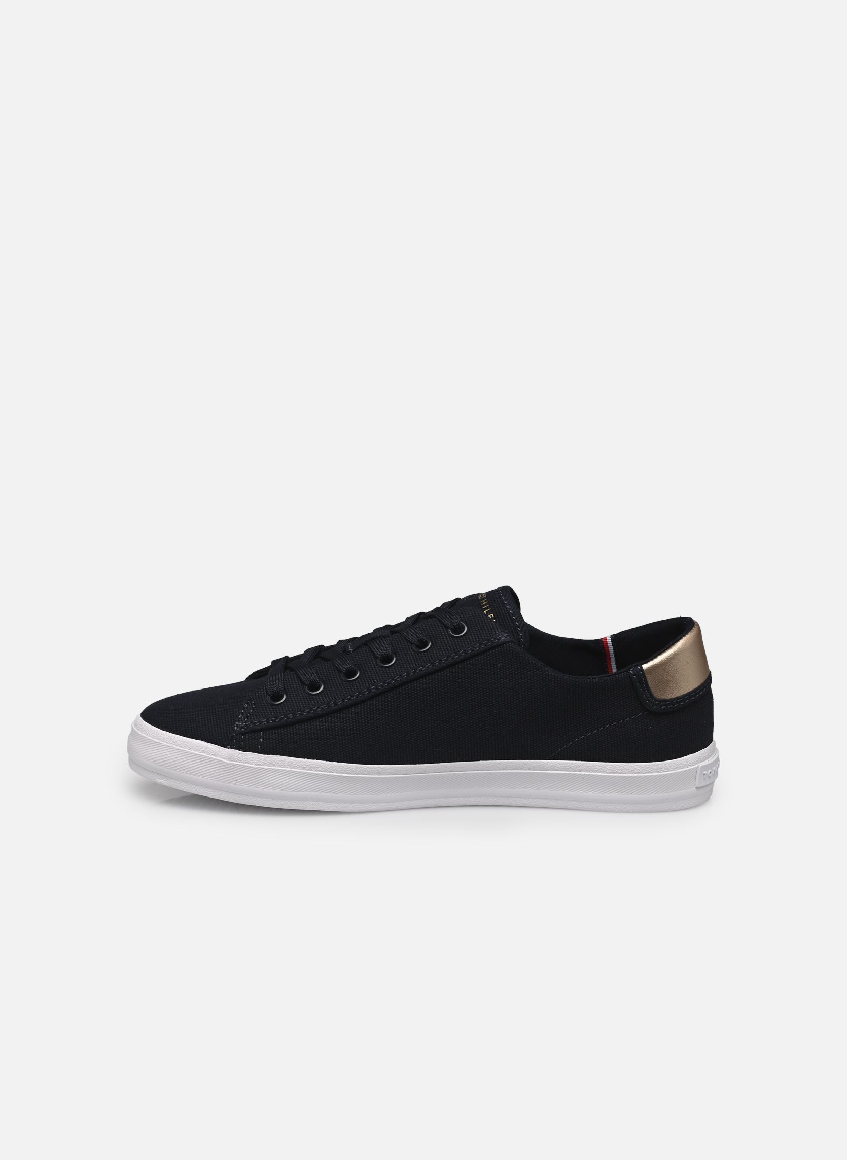 Sneaker VULC CANVAS LACE UP damen blau Tommy Hilfiger Sneaker VULC CANVAS LACE UP damen blau SPACE BLUE