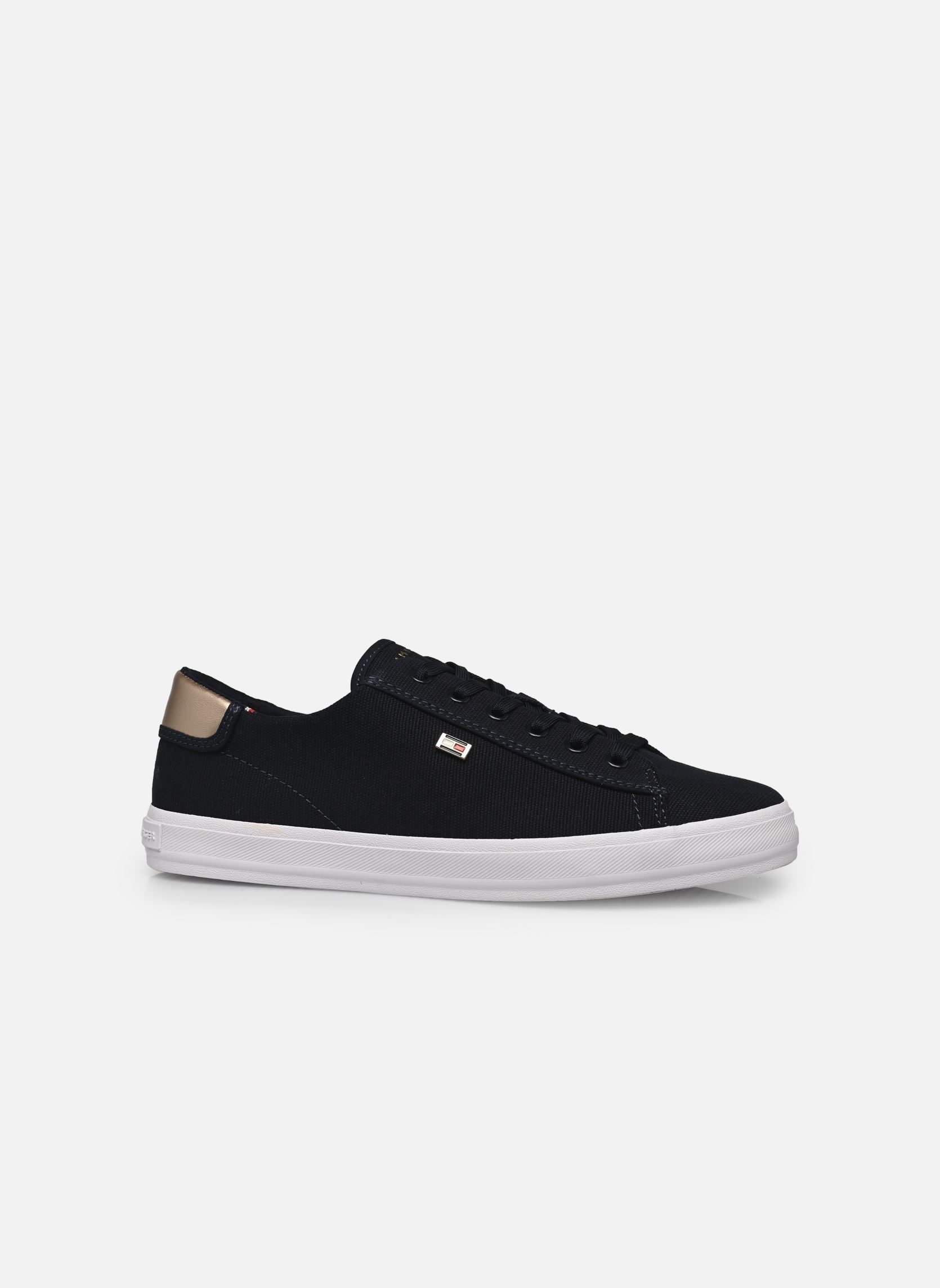 Sneaker VULC CANVAS LACE UP damen blau Tommy Hilfiger Sneaker VULC CANVAS LACE UP damen blau SPACE BLUE