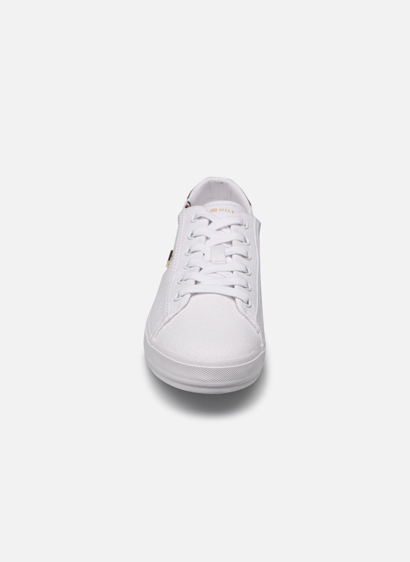 Baskets VULC CANVAS LACE UP femme blanc Tommy Hilfiger Baskets VULC CANVAS LACE UP femme blanc WHITE