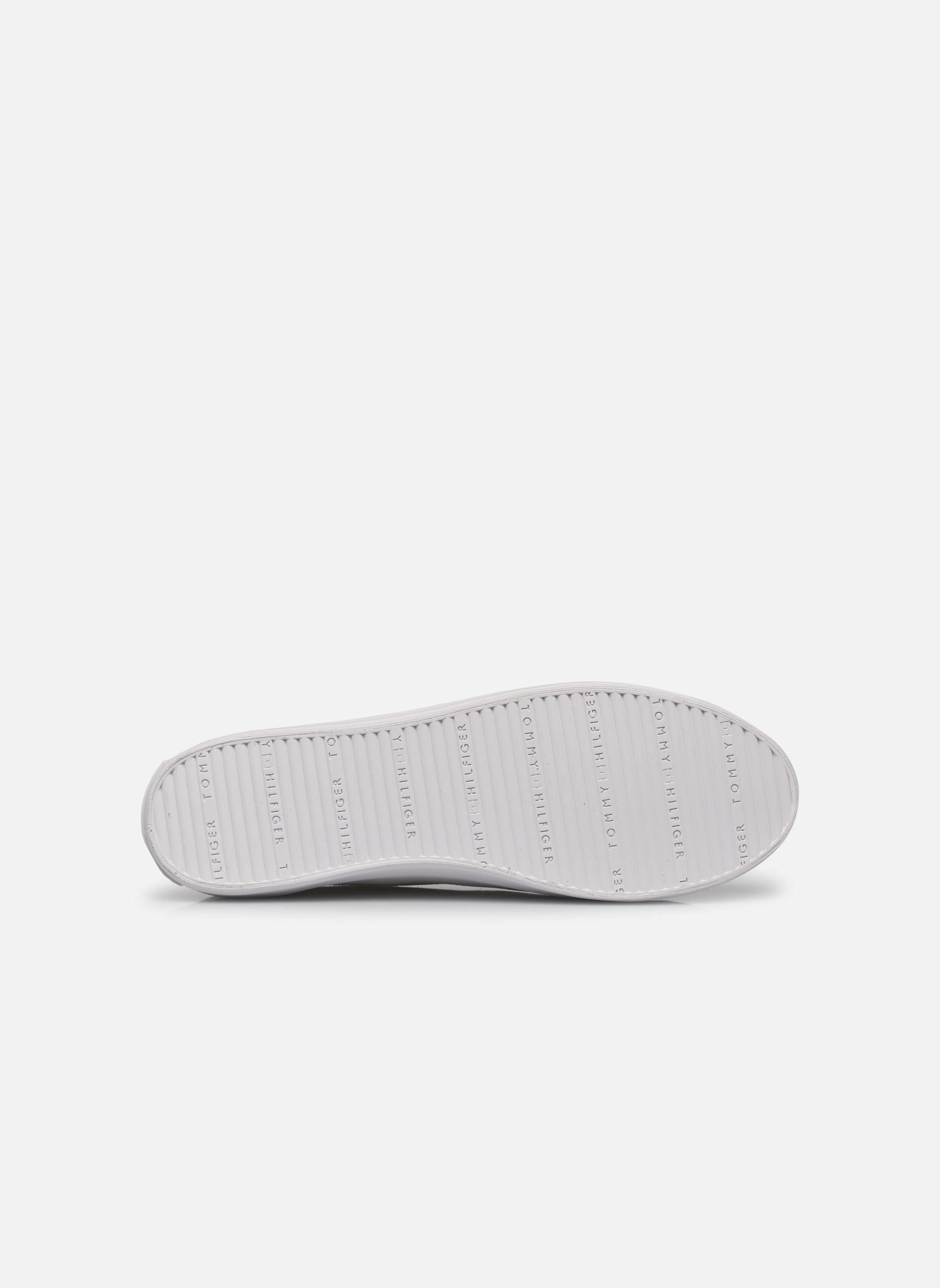 Baskets VULC CANVAS LACE UP femme blanc Tommy Hilfiger Baskets VULC CANVAS LACE UP femme blanc WHITE