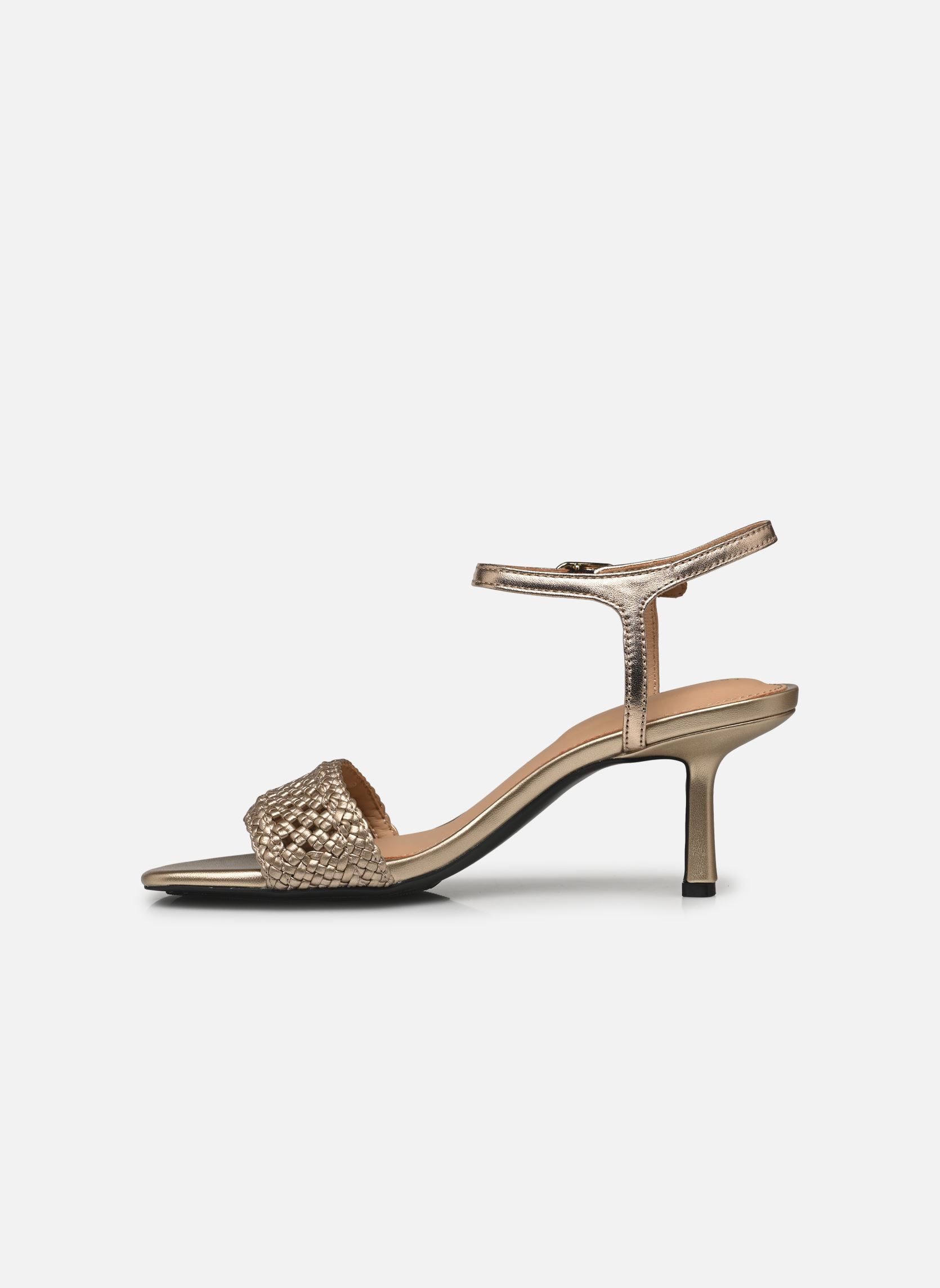 Sandales METALLIC LTHR KITTEN femme or et bronze Tommy Hilfiger Sandales METALLIC LTHR KITTEN femme or et bronze GOLD