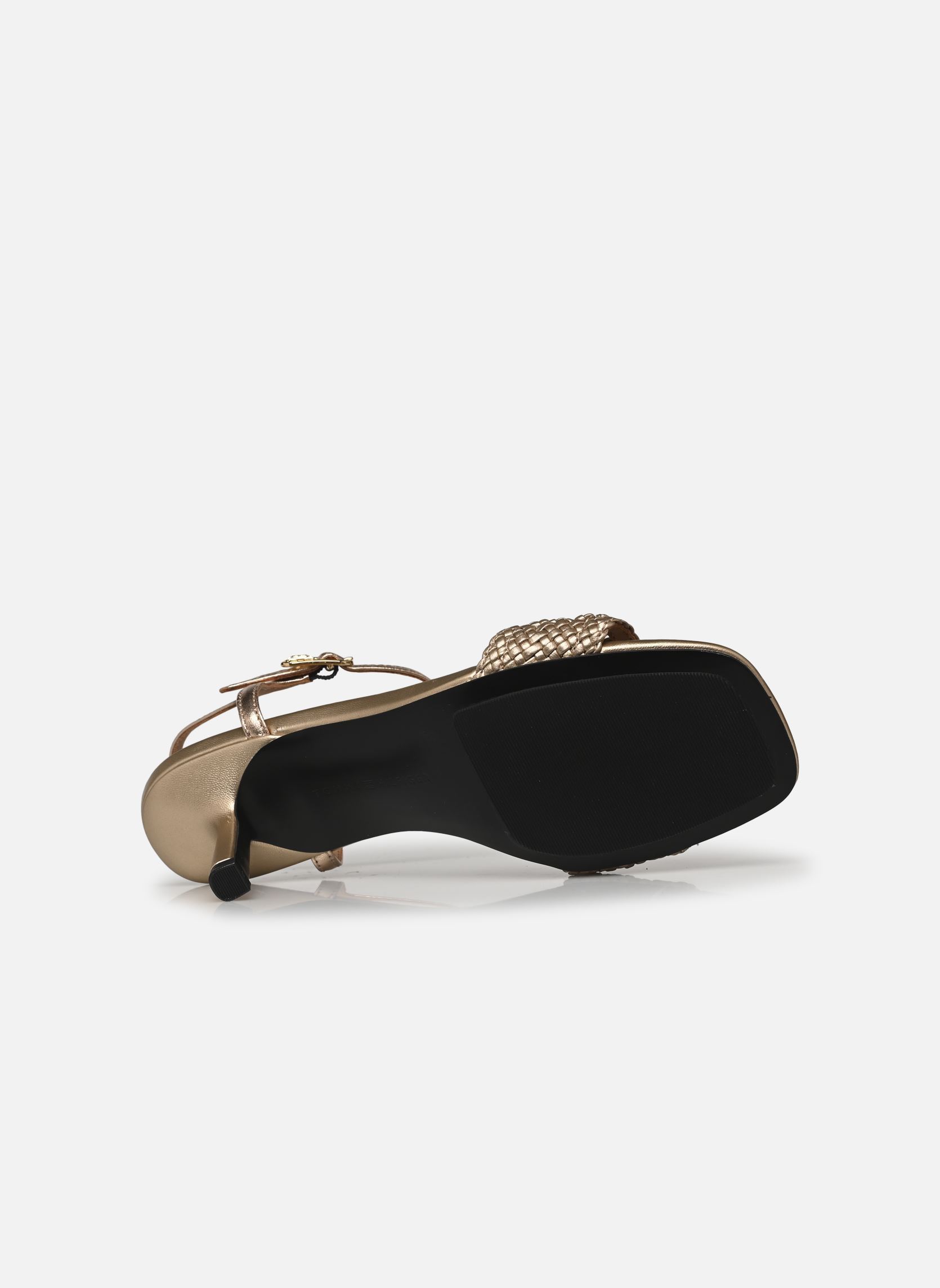 Sandales METALLIC LTHR KITTEN femme or et bronze Tommy Hilfiger Sandales METALLIC LTHR KITTEN femme or et bronze GOLD