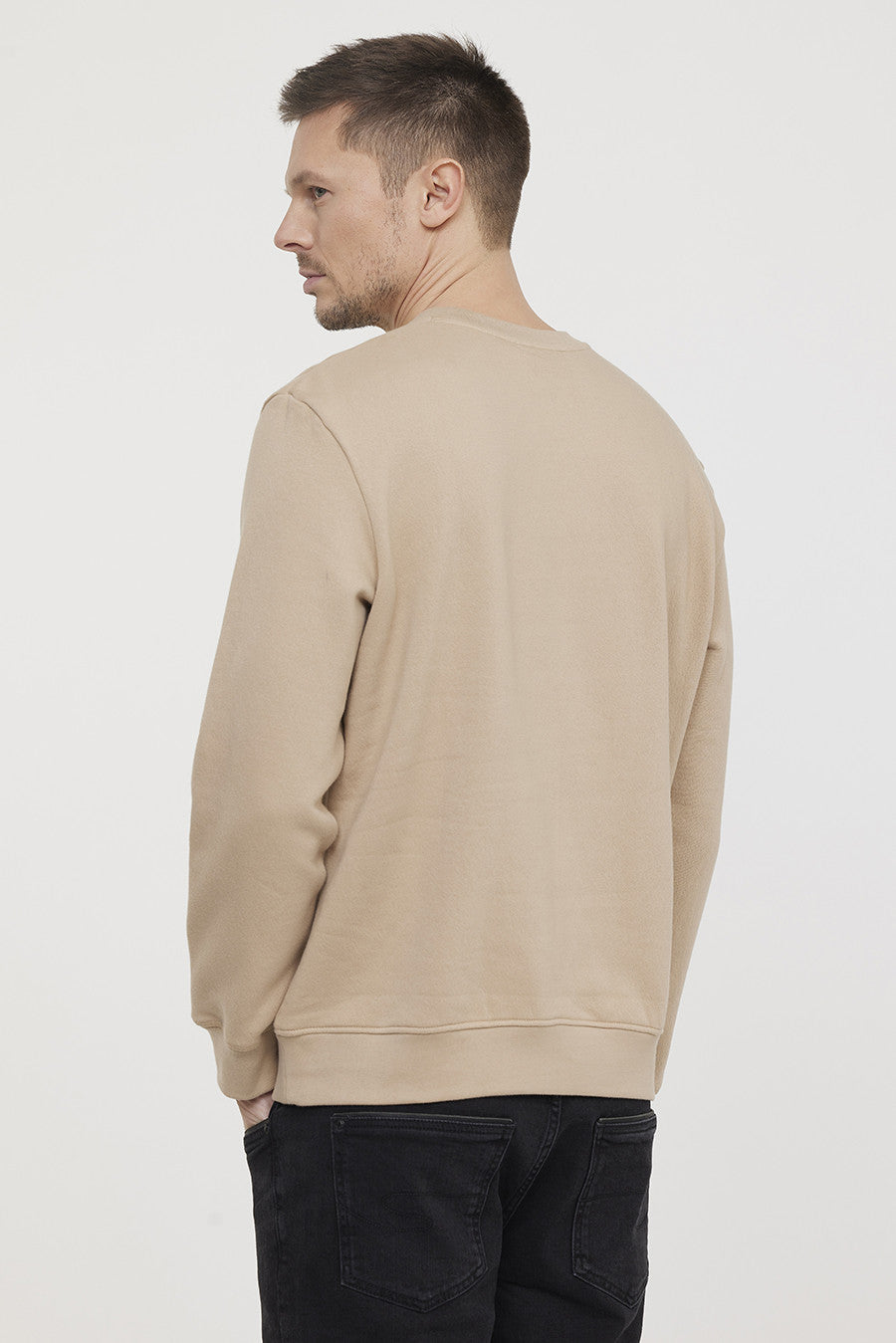Les Hommes Beige Cotton Sweatshirt main image 0