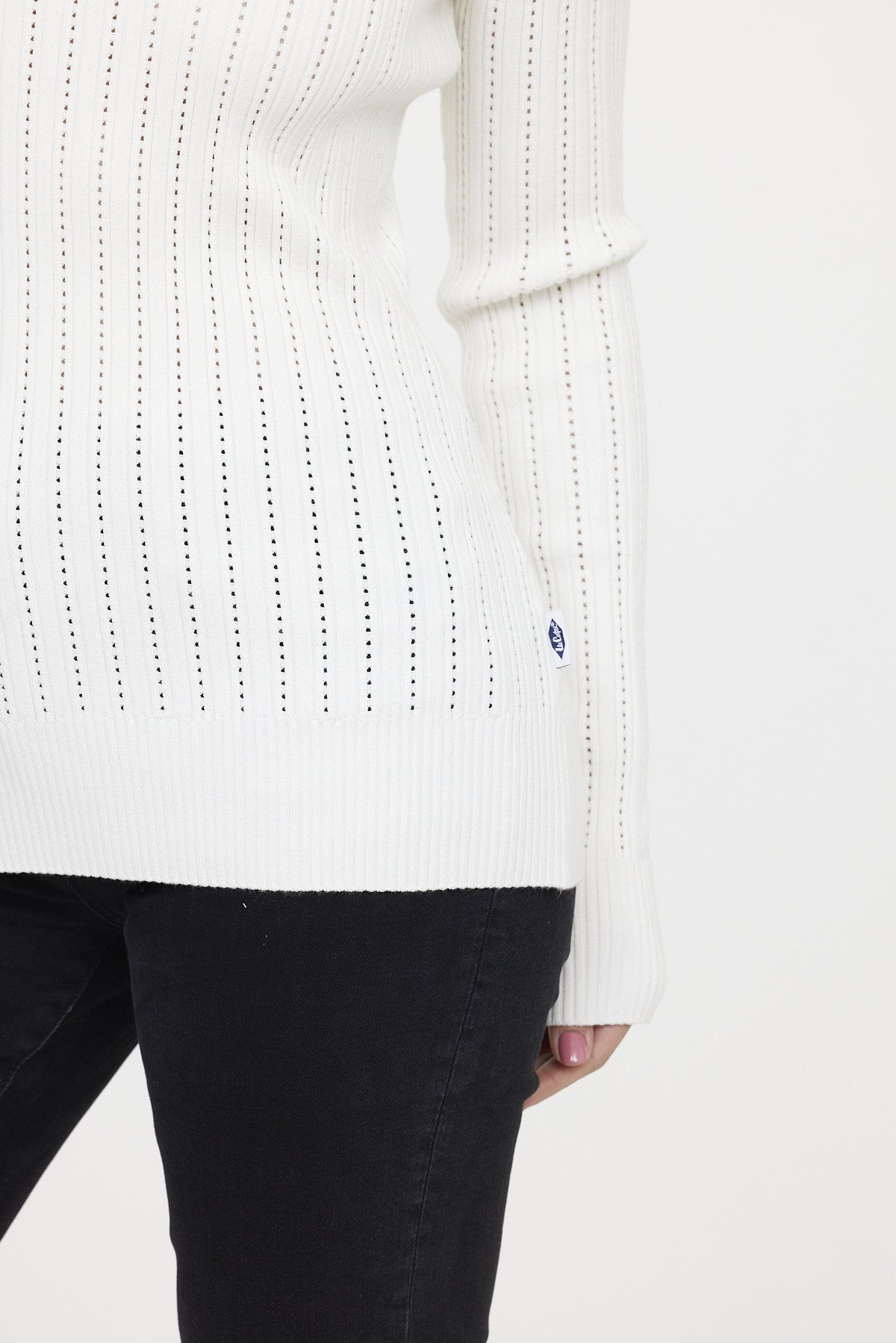 Pulls 11949-Femme femme blanc Lee Cooper Pulls 11949-Femme femme blanc Blanc