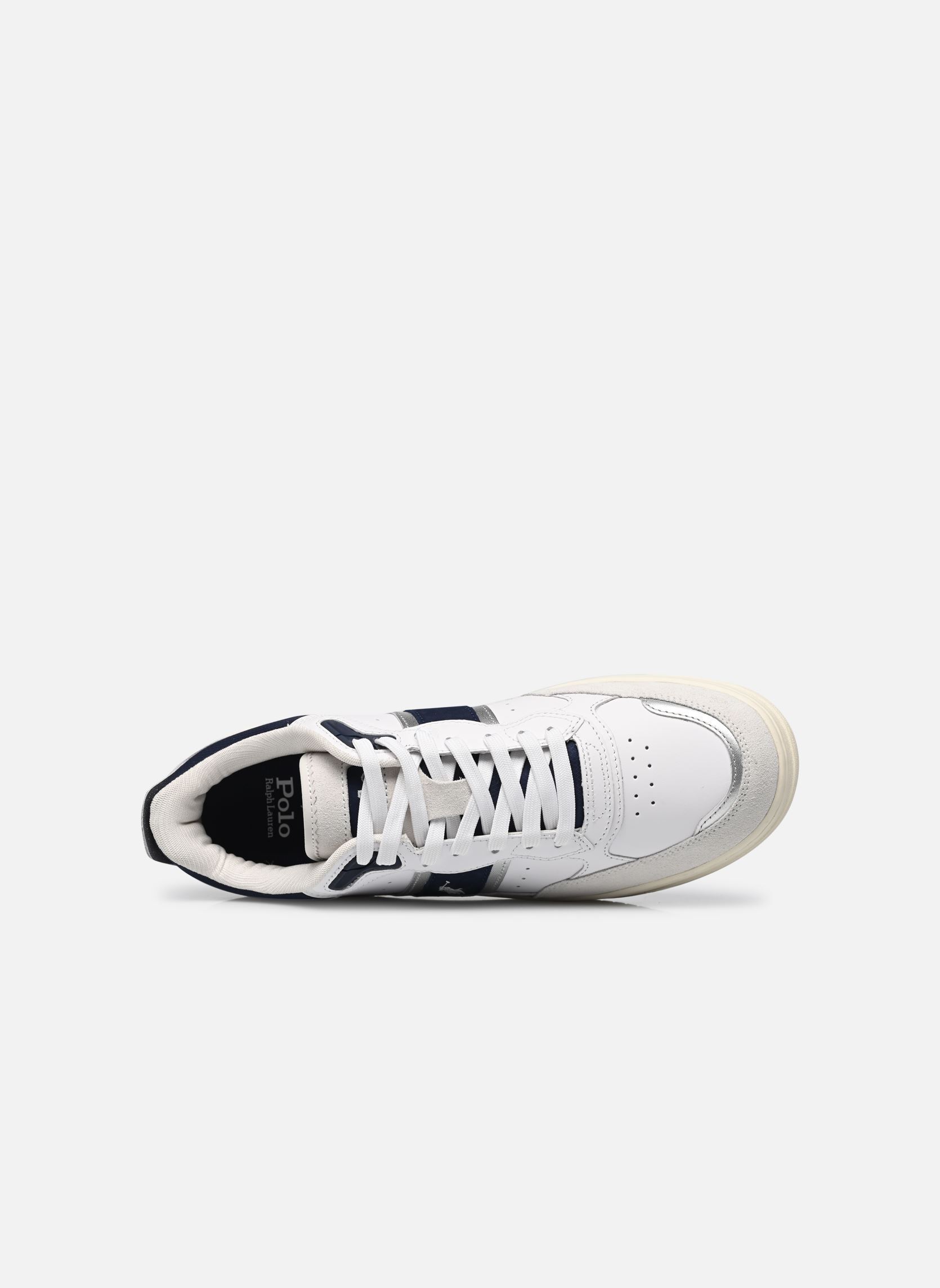 Baskets MASTR SP 125-SNEAKERS-LOW TOP LACE homme bleu Polo Ralph Lauren Baskets MASTR SP 125-SNEAKERS-LOW TOP LACE homme bleu White/Navy/Silver