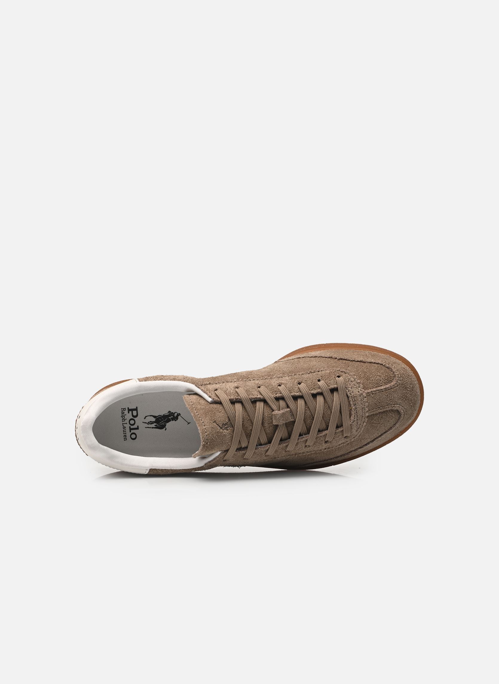 Baskets BEDFORD PP-SNEAKERS-LOW TOP LACE homme marron Polo Ralph Lauren Baskets BEDFORD PP-SNEAKERS-LOW TOP LACE homme marron DIRTY BUCK/DECKWASH WHITE