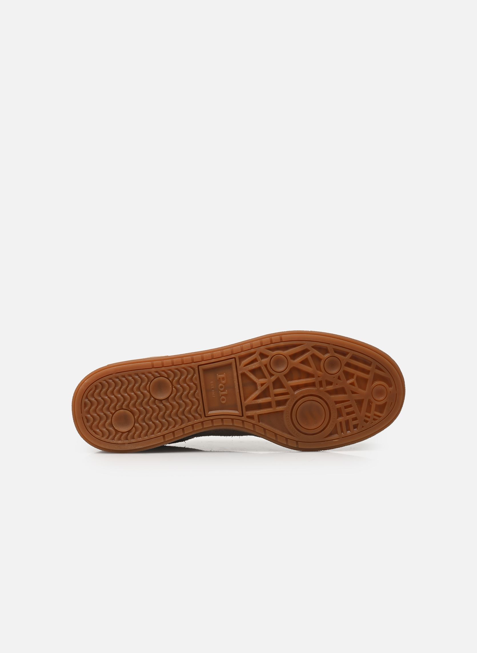 Baskets BEDFORD PP-SNEAKERS-LOW TOP LACE homme marron Polo Ralph Lauren Baskets BEDFORD PP-SNEAKERS-LOW TOP LACE homme marron DIRTY BUCK/DECKWASH WHITE