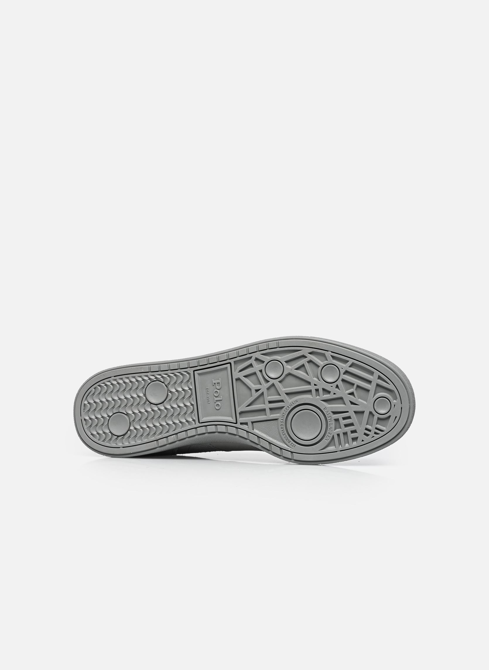 Sneakers BEDFORD PP-SNEAKERS-LOW TOP LACE heren grijs Polo Ralph Lauren Sneakers BEDFORD PP-SNEAKERS-LOW TOP LACE heren grijs TONAL SOFT GREY