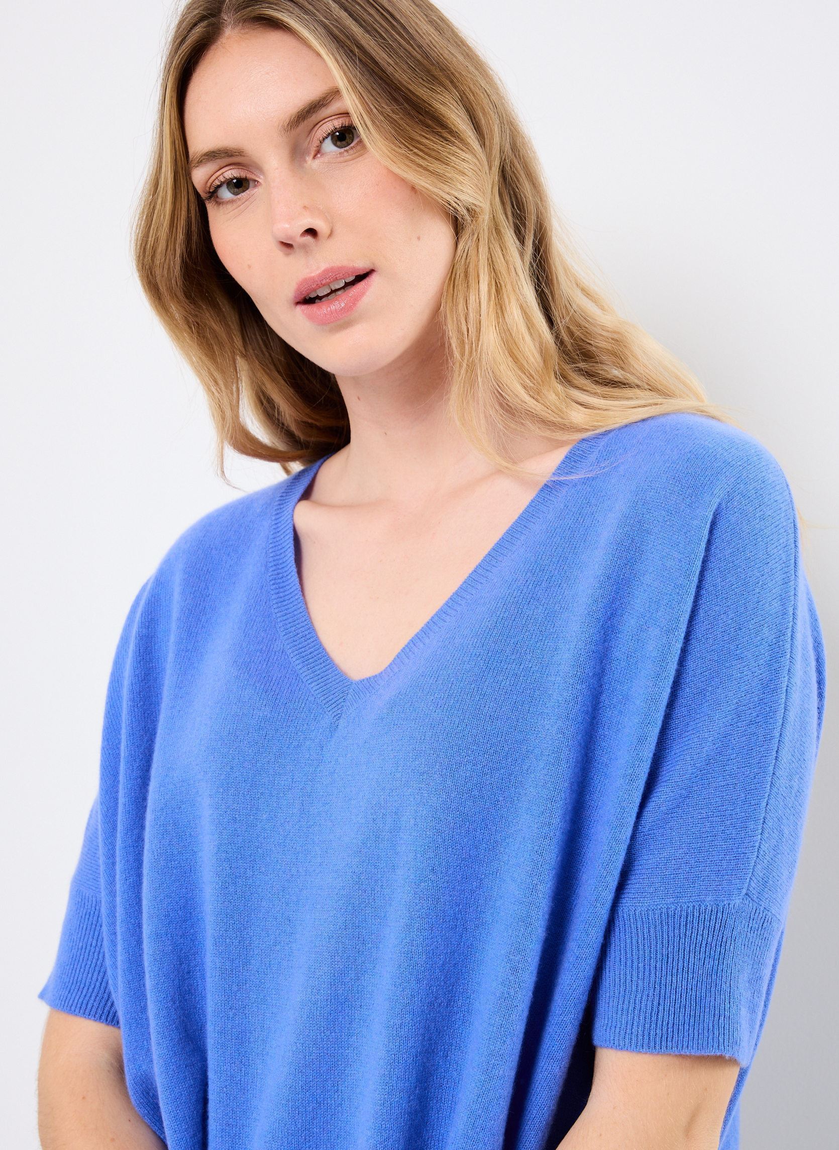 Pullover KATE damen blau Absolut Cashmere Pullover KATE damen blau HORIZON BLUE
