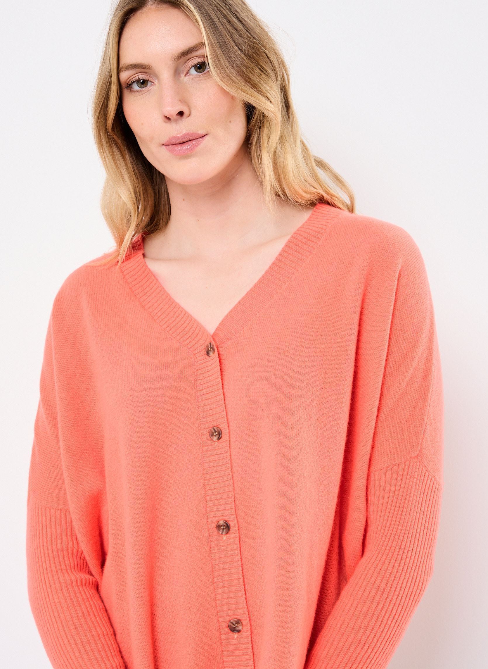 Gilets PAULA femme orange Absolut Cashmere Gilets PAULA femme orange POMELO NEON
