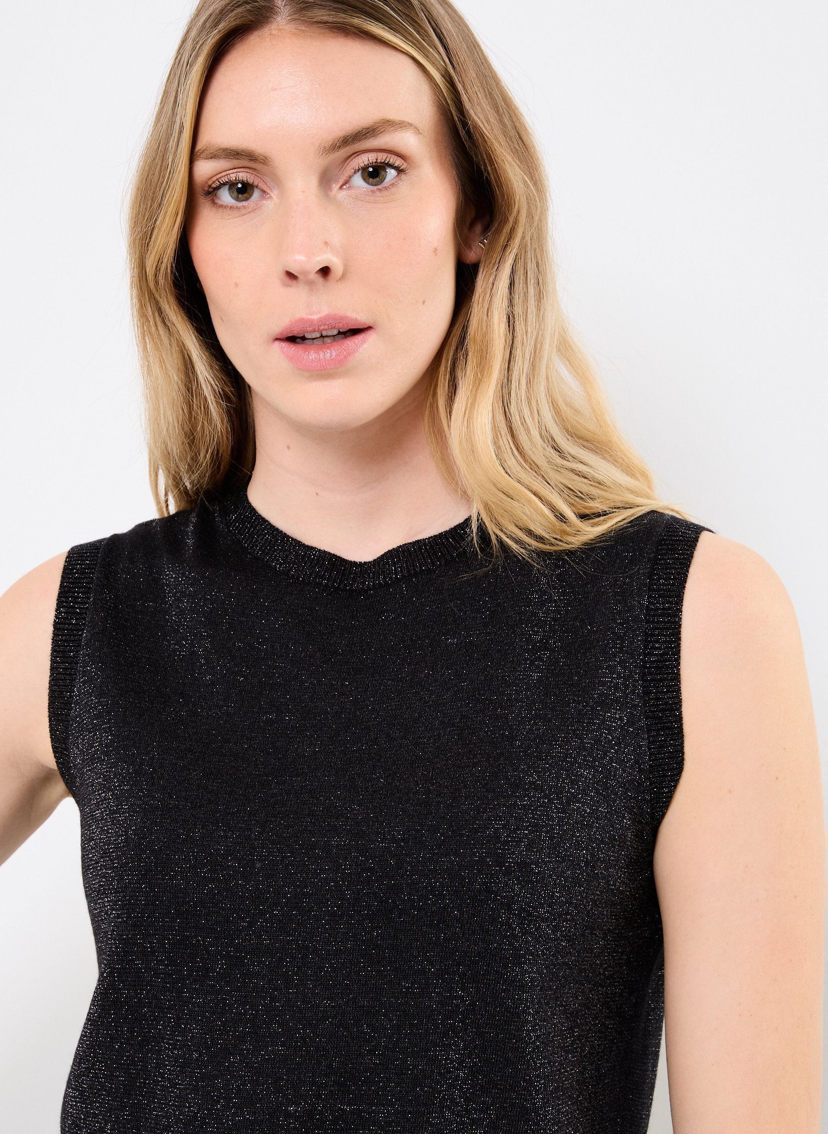 Tops CATALEYA GLITTER damen schwarz Absolut Cashmere Tops CATALEYA GLITTER damen schwarz BLACK GLITTER
