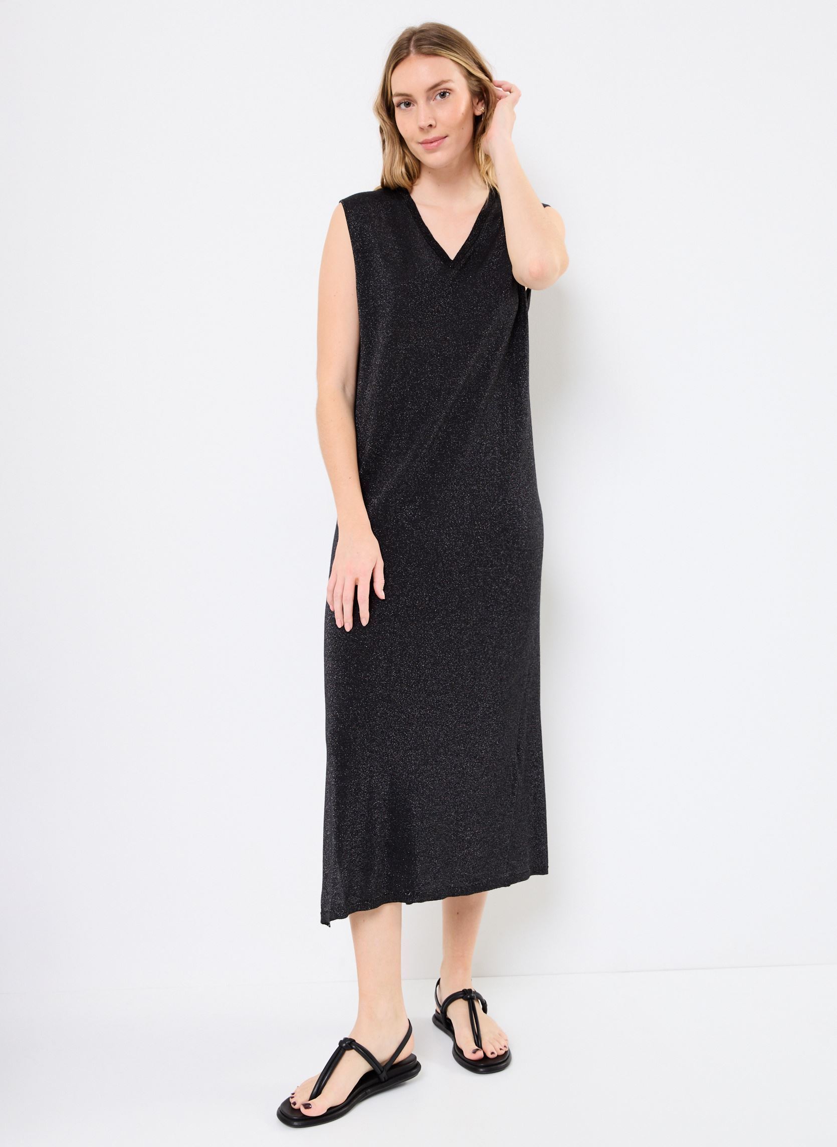 Lange Kleider MELANIE GLITTER damen schwarz Absolut Cashmere Lange Kleider MELANIE GLITTER damen schwarz BLACK GLITTER