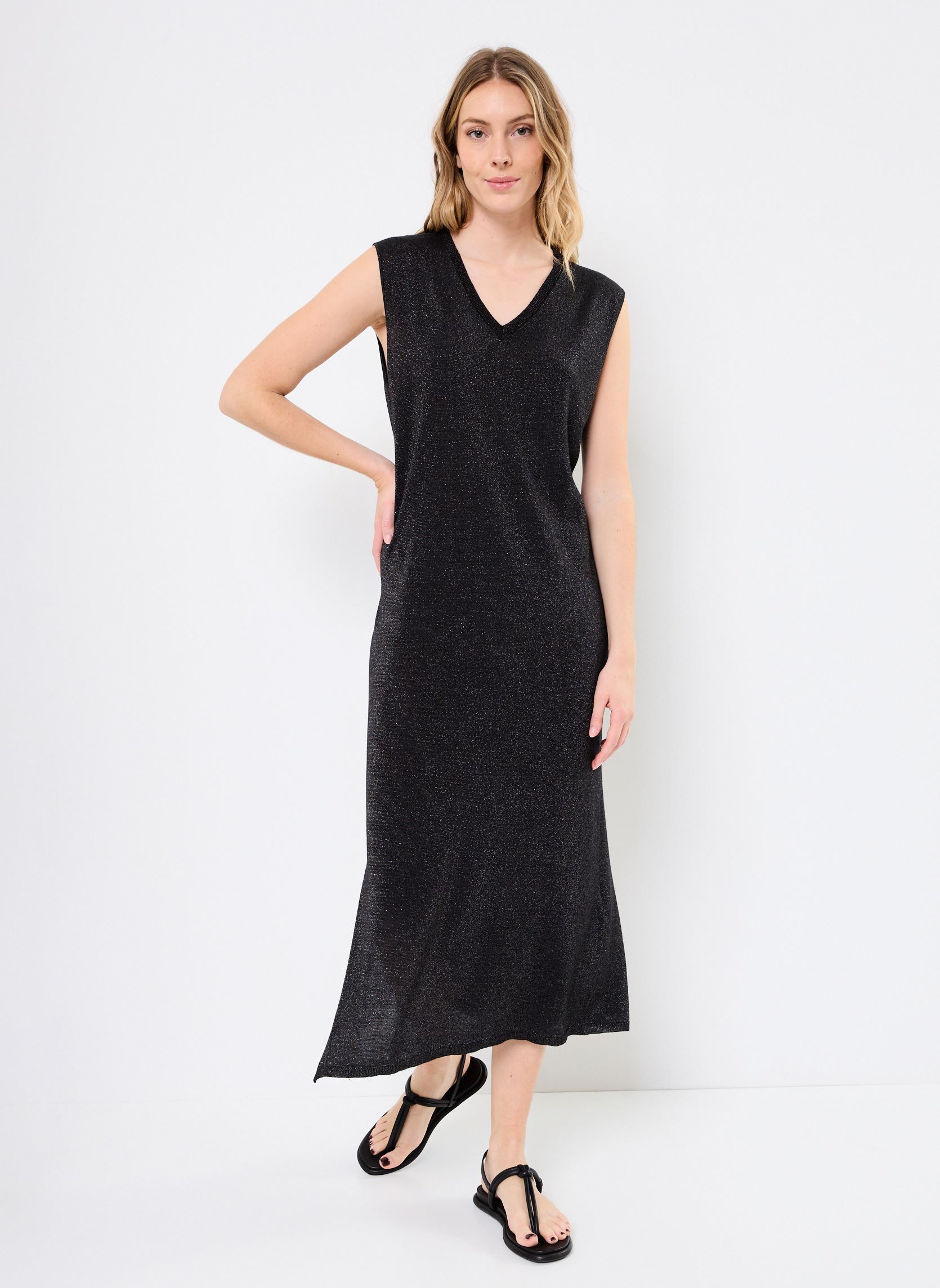 Lange Kleider MELANIE GLITTER damen schwarz Absolut Cashmere Lange Kleider MELANIE GLITTER damen schwarz BLACK GLITTER