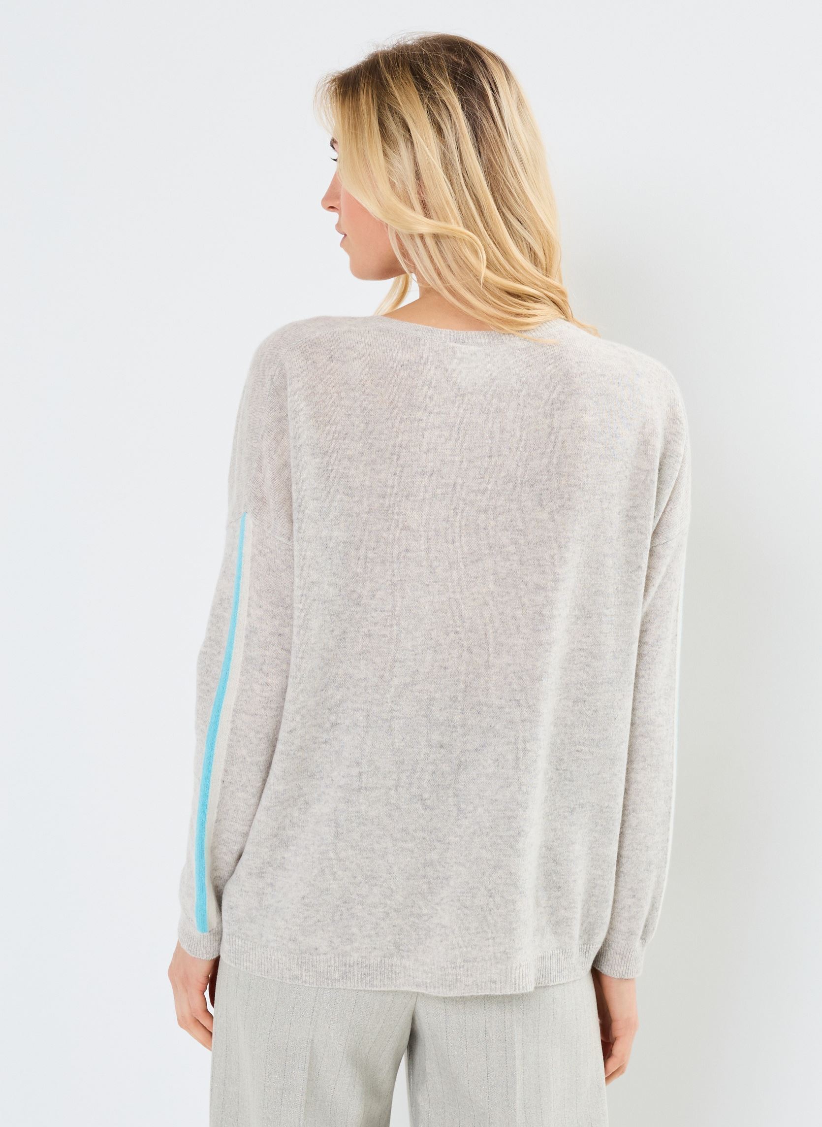 Pulls ALEXIA femme gris Absolut Cashmere Pulls ALEXIA femme gris LIGHT HEATHER GREY