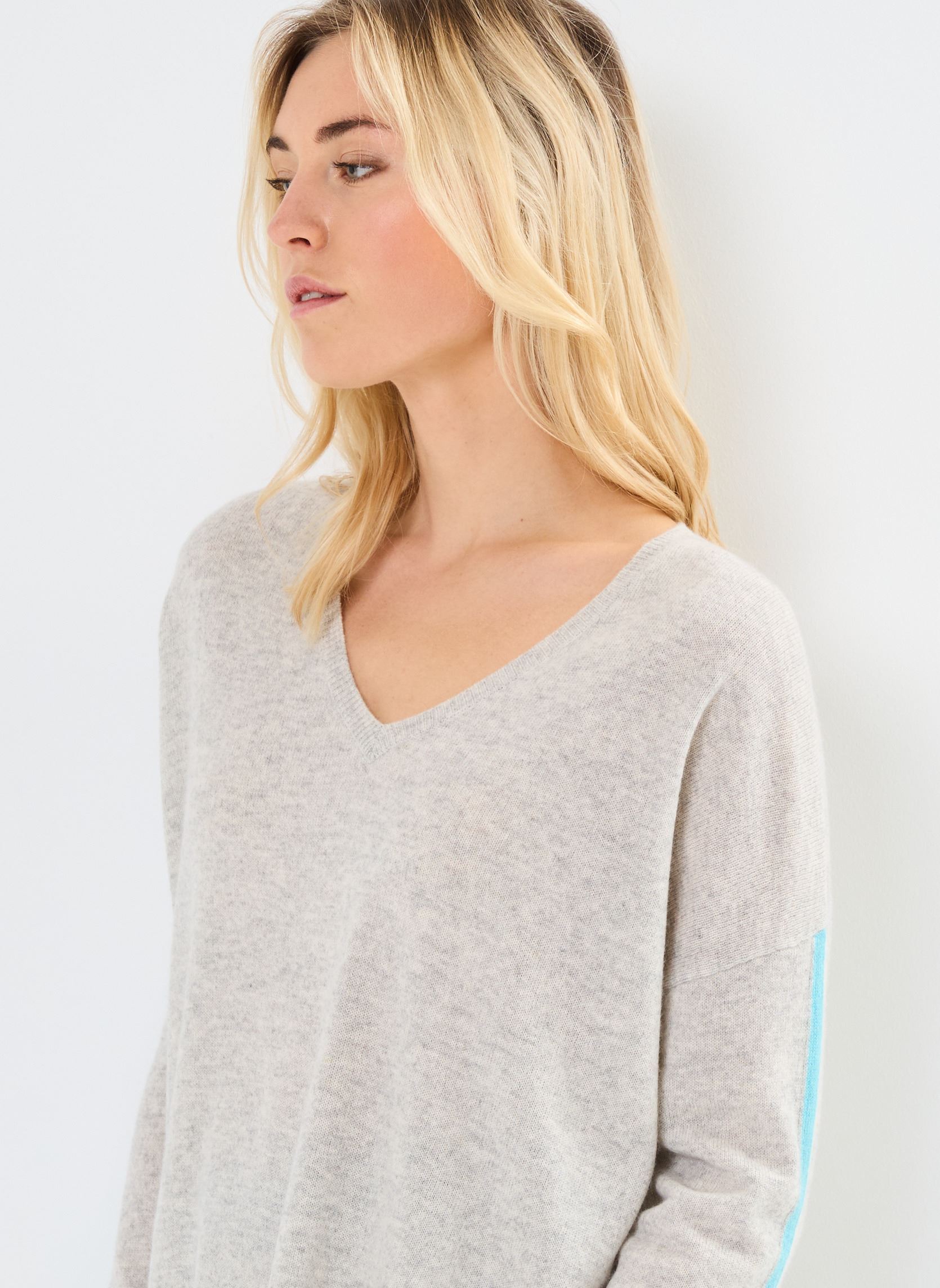 Pulls ALEXIA femme gris Absolut Cashmere Pulls ALEXIA femme gris LIGHT HEATHER GREY