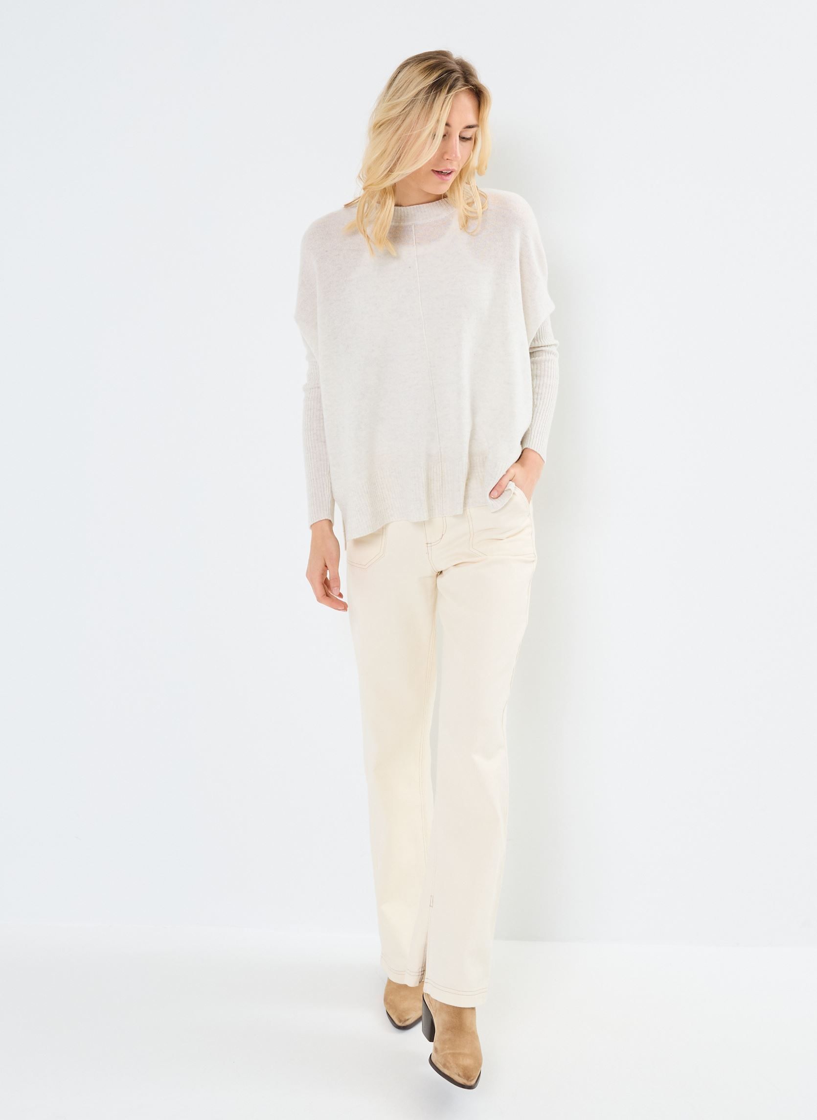 Pulls ILONA femme gris Absolut Cashmere Pulls ILONA femme gris CLOUD