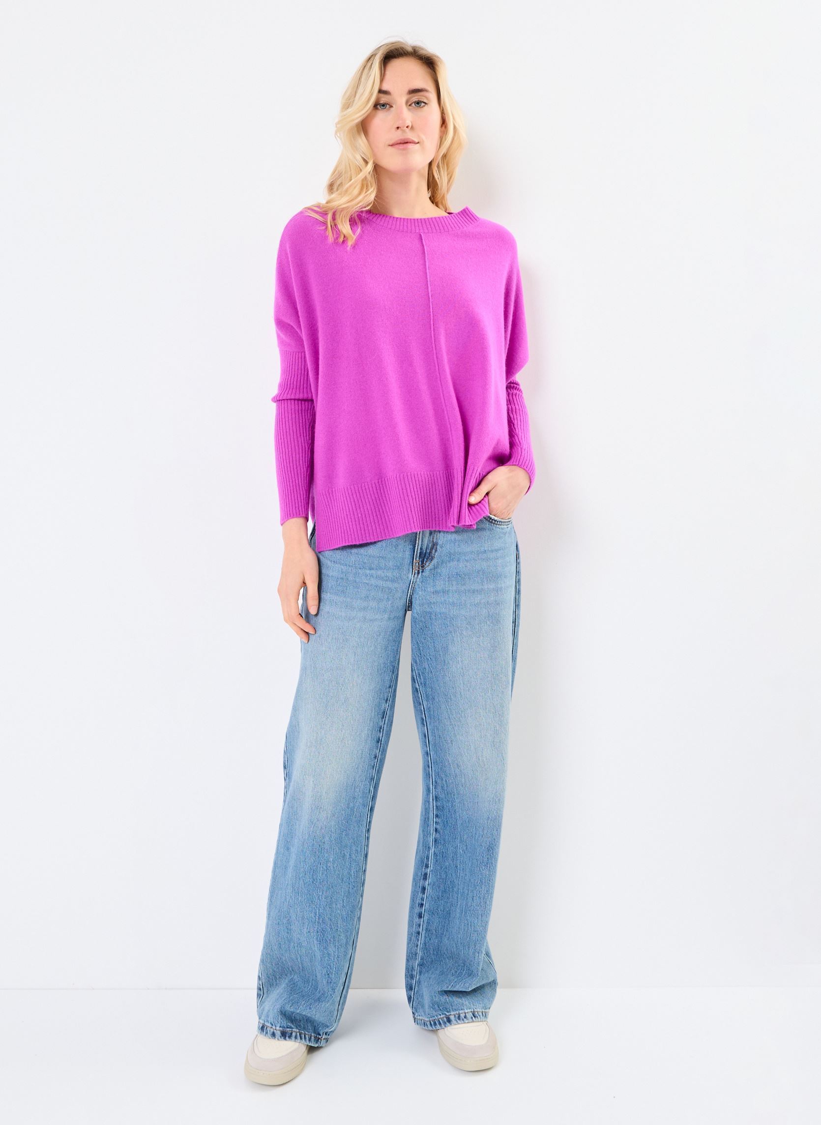 Truien ILONA dames roze Absolut Cashmere Truien ILONA dames roze PURPLE NEON
