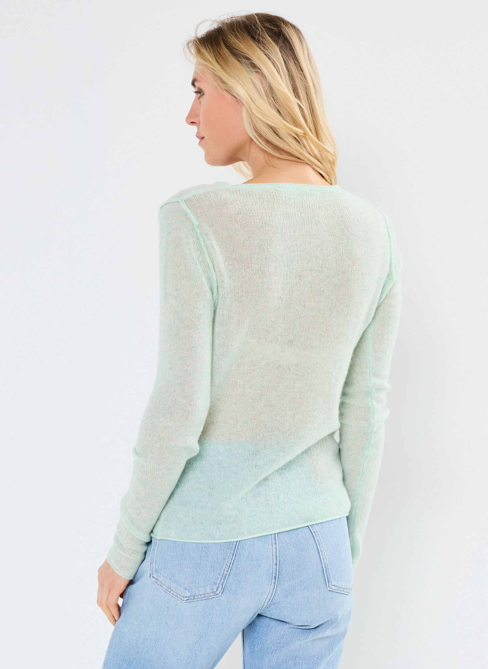 Pulls LUISA femme vert Absolut Cashmere Pulls LUISA femme vert CLOUDY MINT
