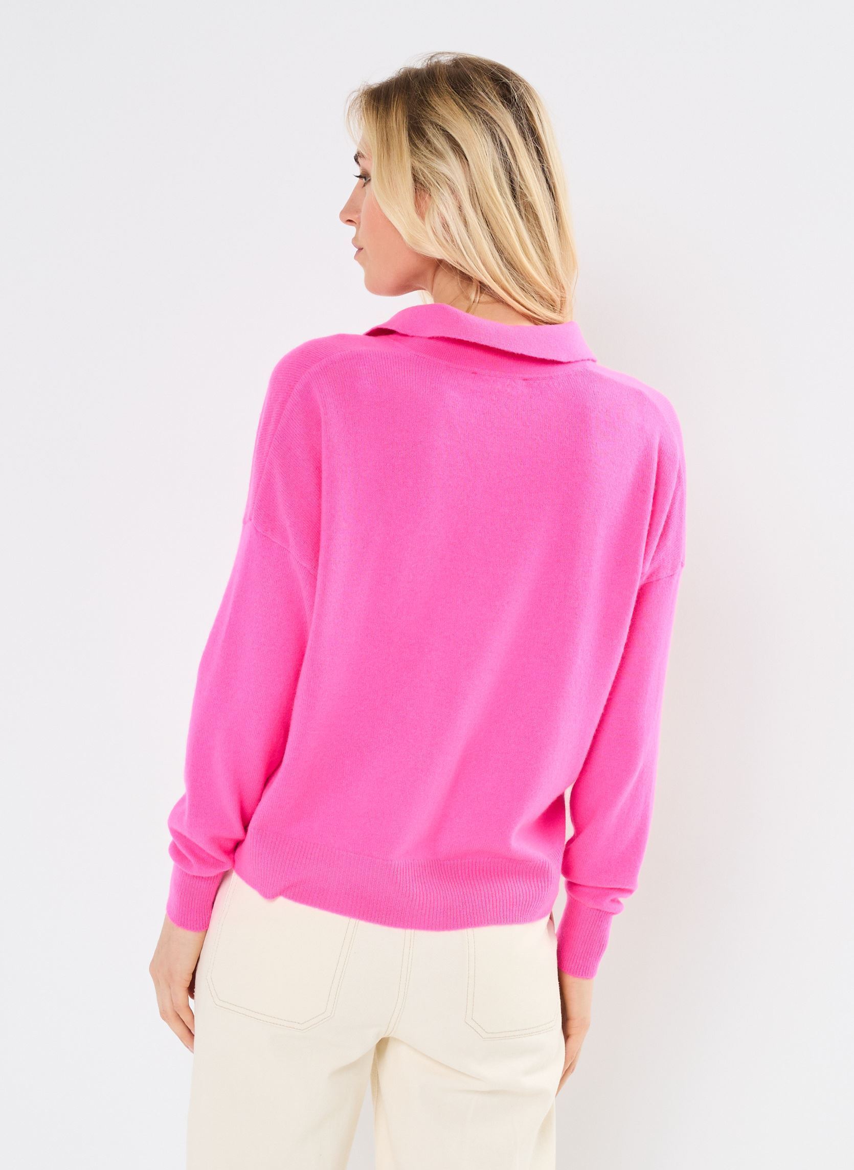 Vesten MAJURA dames roze Absolut Cashmere Vesten MAJURA dames roze HOT PINK NEON