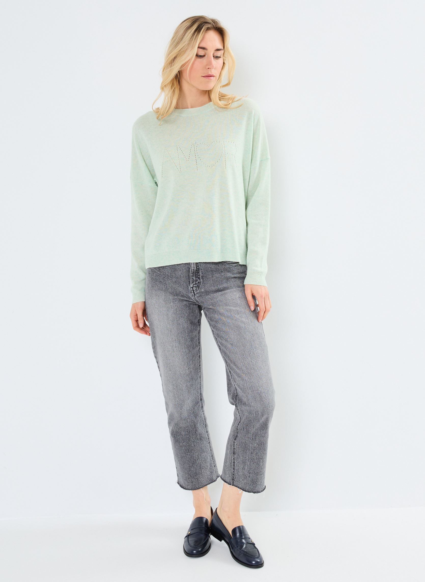 Truien INEZ dames groen Absolut Cashmere Truien INEZ dames groen CLOUDY MINT