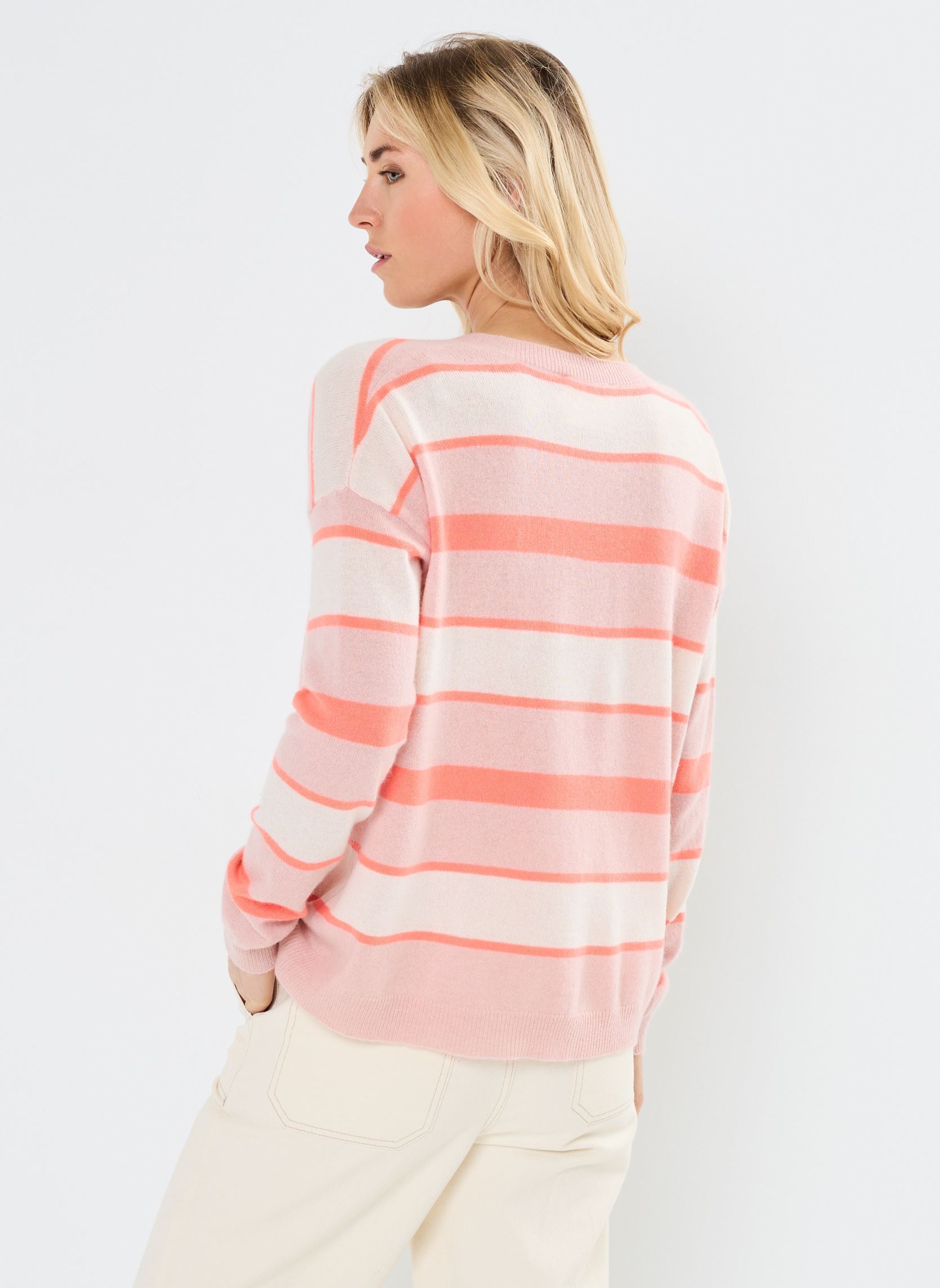 Pullover ALVARA damen mehrfarbig Absolut Cashmere Pullover ALVARA damen mehrfarbig STRIPES CLOUDY PINK