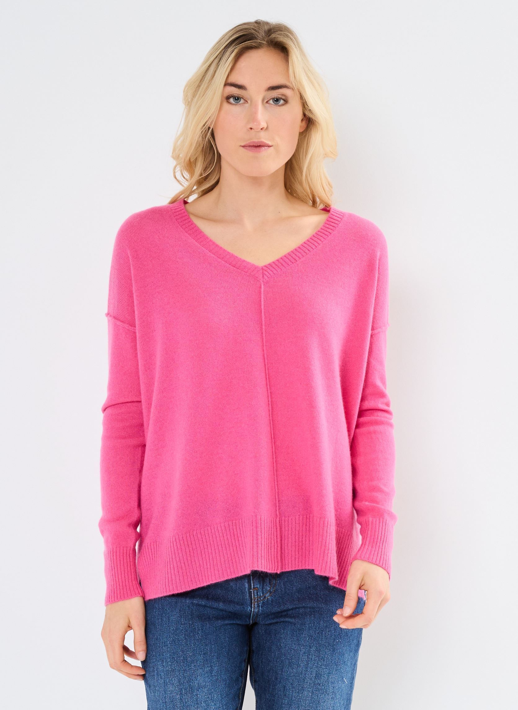 Pulls KEZIA femme rose Absolut Cashmere Pulls KEZIA femme rose BOUGAINVILLIEA
