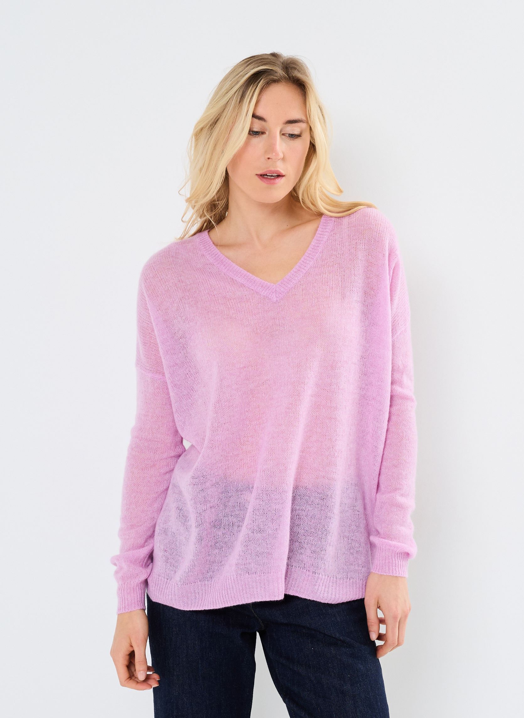 Pulls ANGELICA femme rose Absolut Cashmere Pulls ANGELICA femme rose PINK PEONY
