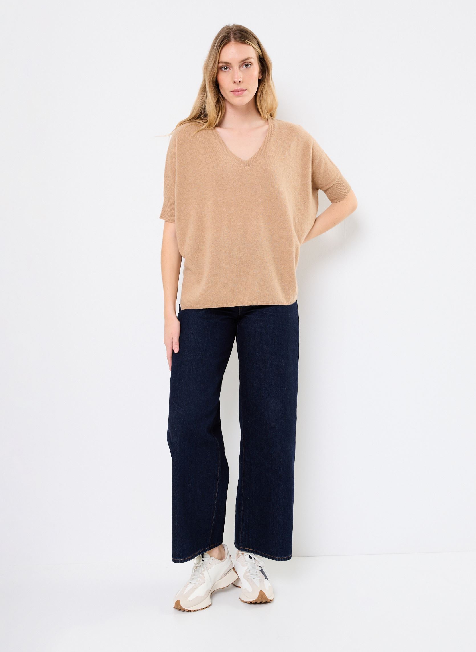 Truien INGRID dames blauw Absolut Cashmere Truien INGRID dames blauw TURRON/MINT