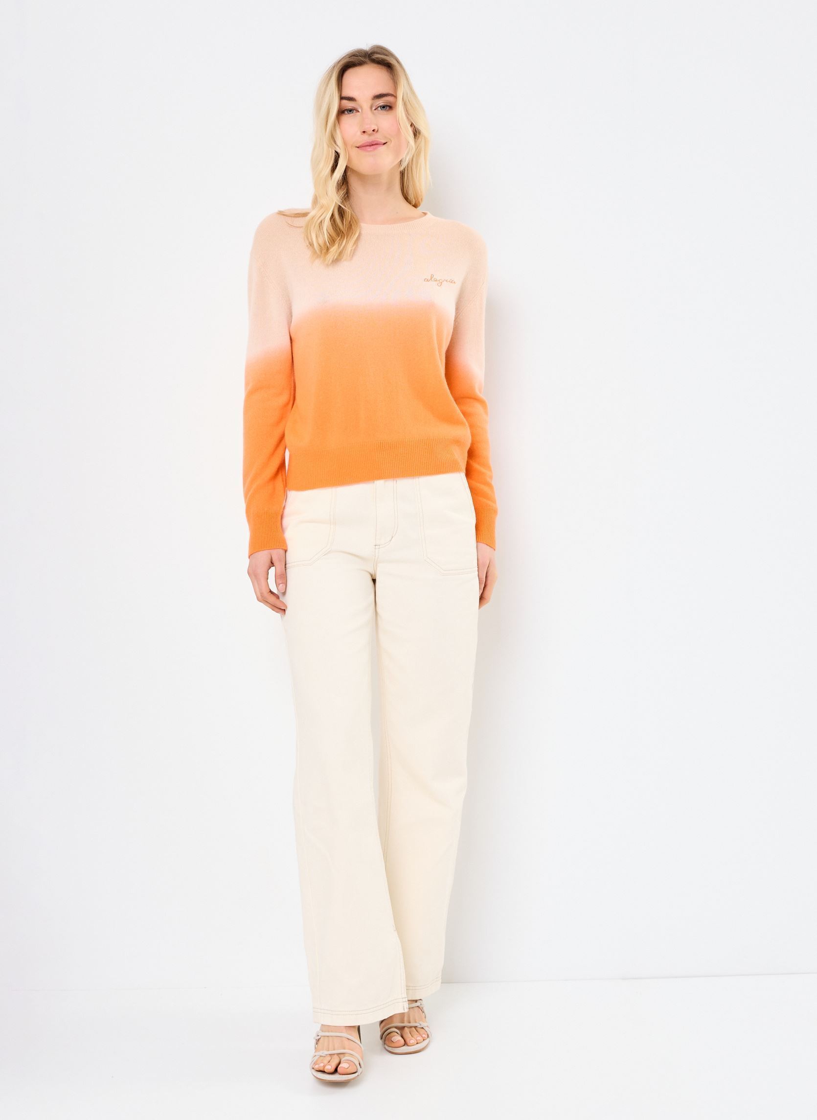 Pullover ROSALBA damen orange Absolut Cashmere Pullover ROSALBA damen orange DEGRADE ORANGE