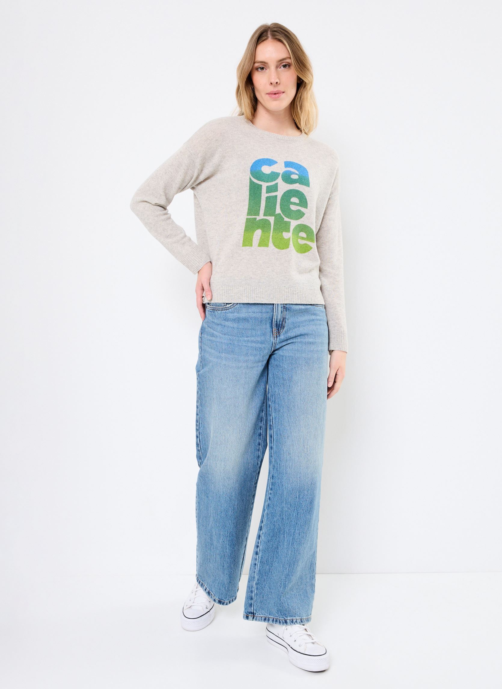 Truien MANOLITA dames grijs Absolut Cashmere Truien MANOLITA dames grijs LIGHT HEATHER GREY