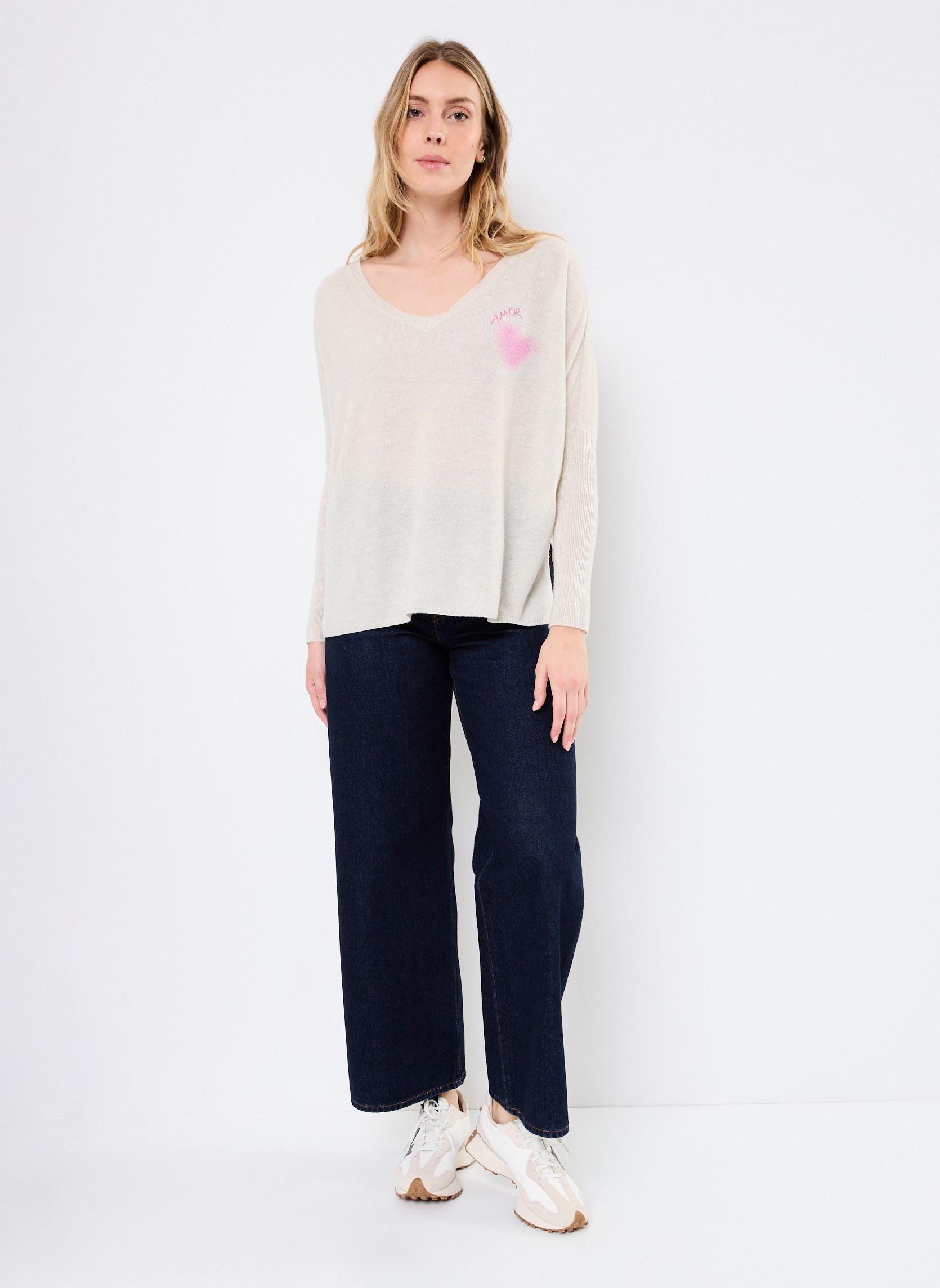 Pullover MALANIA damen weiß Absolut Cashmere Pullover MALANIA damen weiß CLOUD