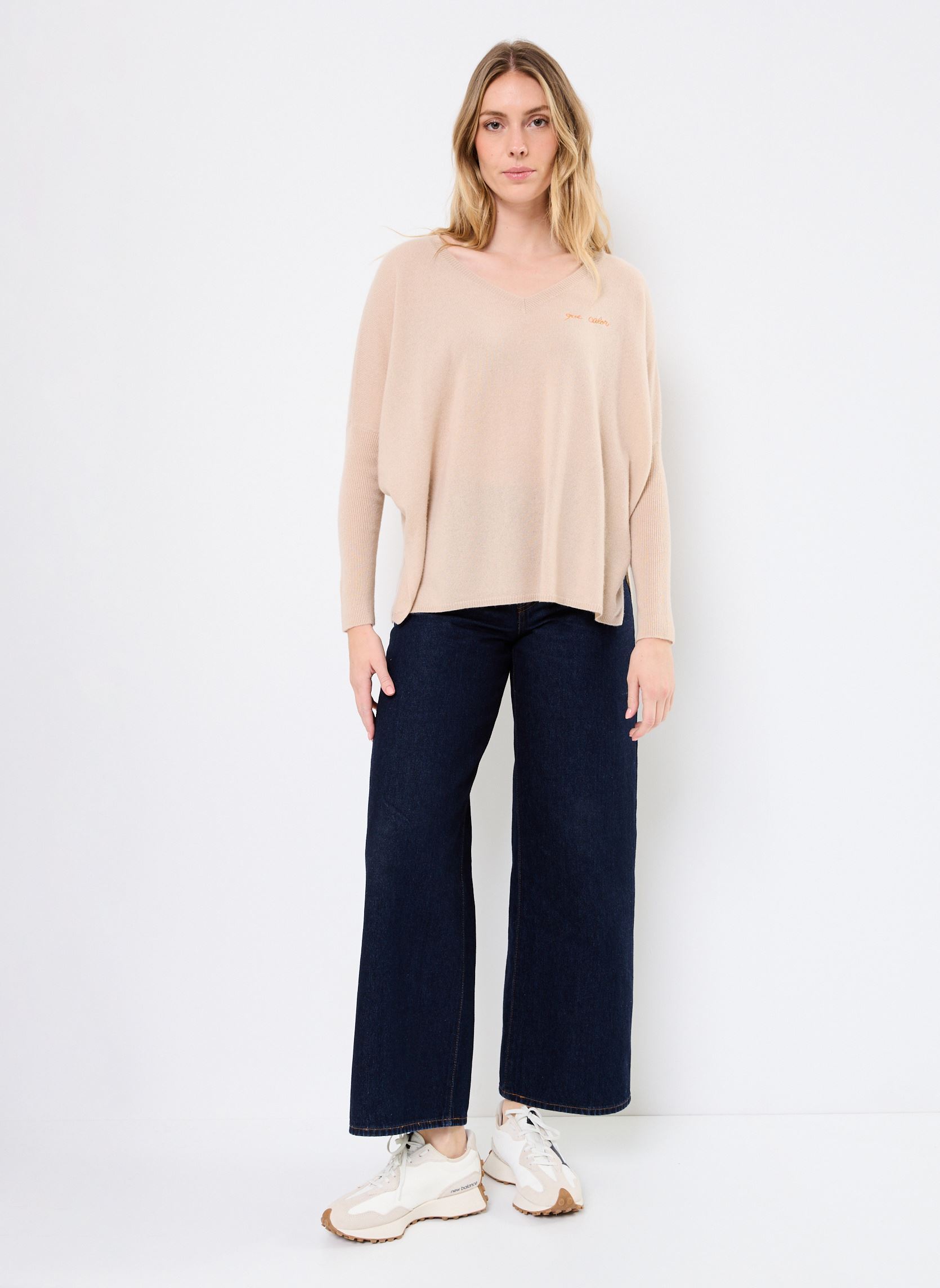 Pulls MALANIA femme beige Absolut Cashmere Pulls MALANIA femme beige SAND