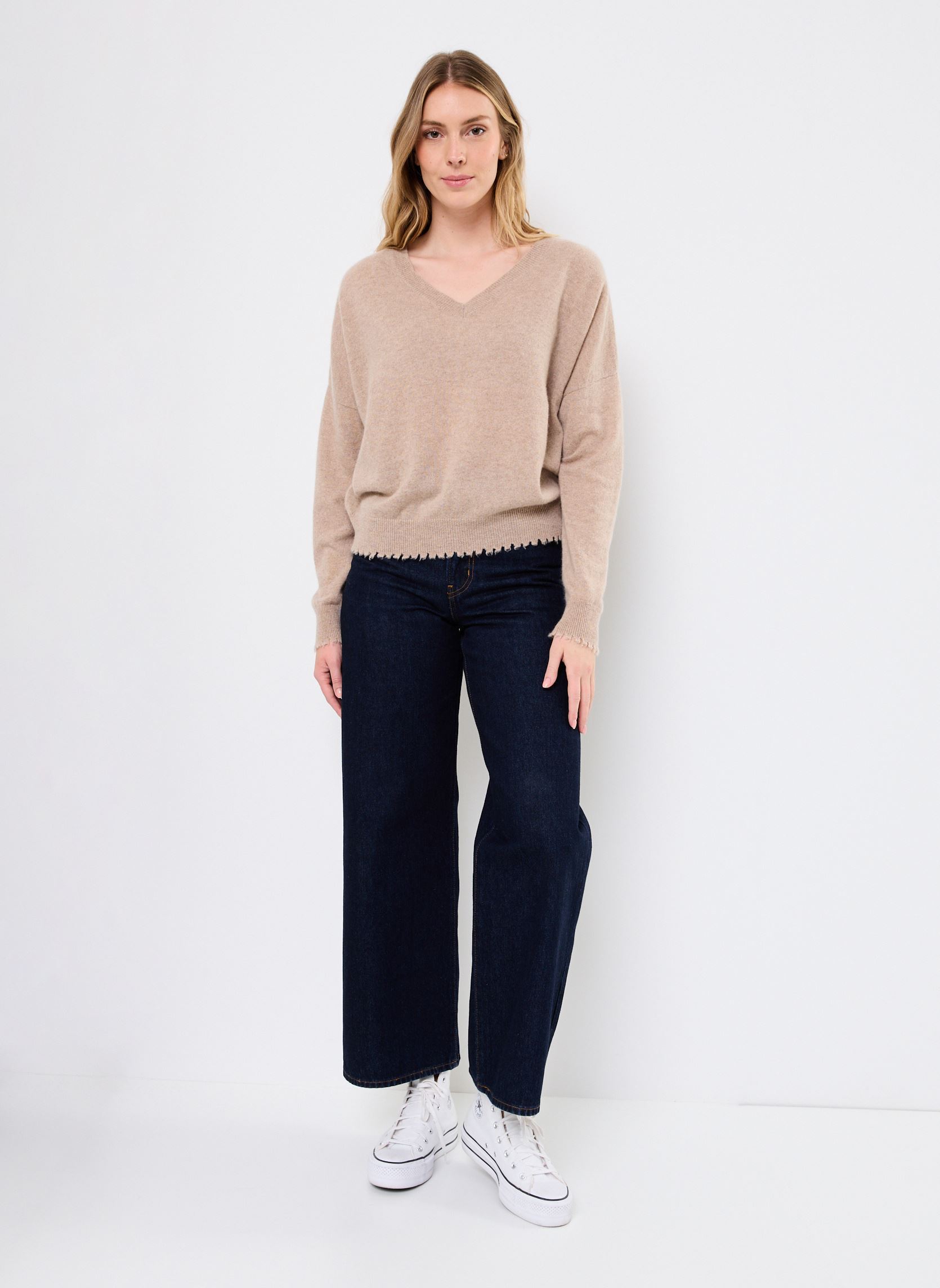 Pullover MIGUELA damen beige Absolut Cashmere Pullover MIGUELA damen beige CHESTNUT