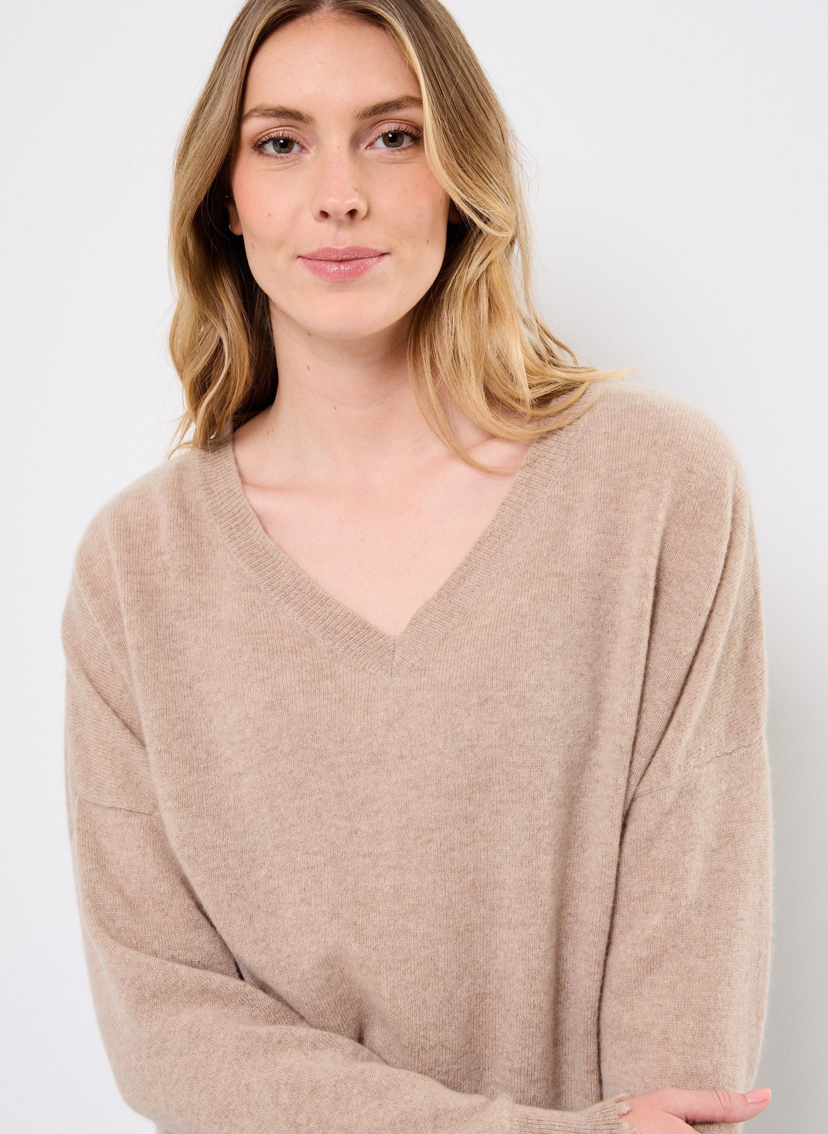 Pullover MIGUELA damen beige Absolut Cashmere Pullover MIGUELA damen beige CHESTNUT