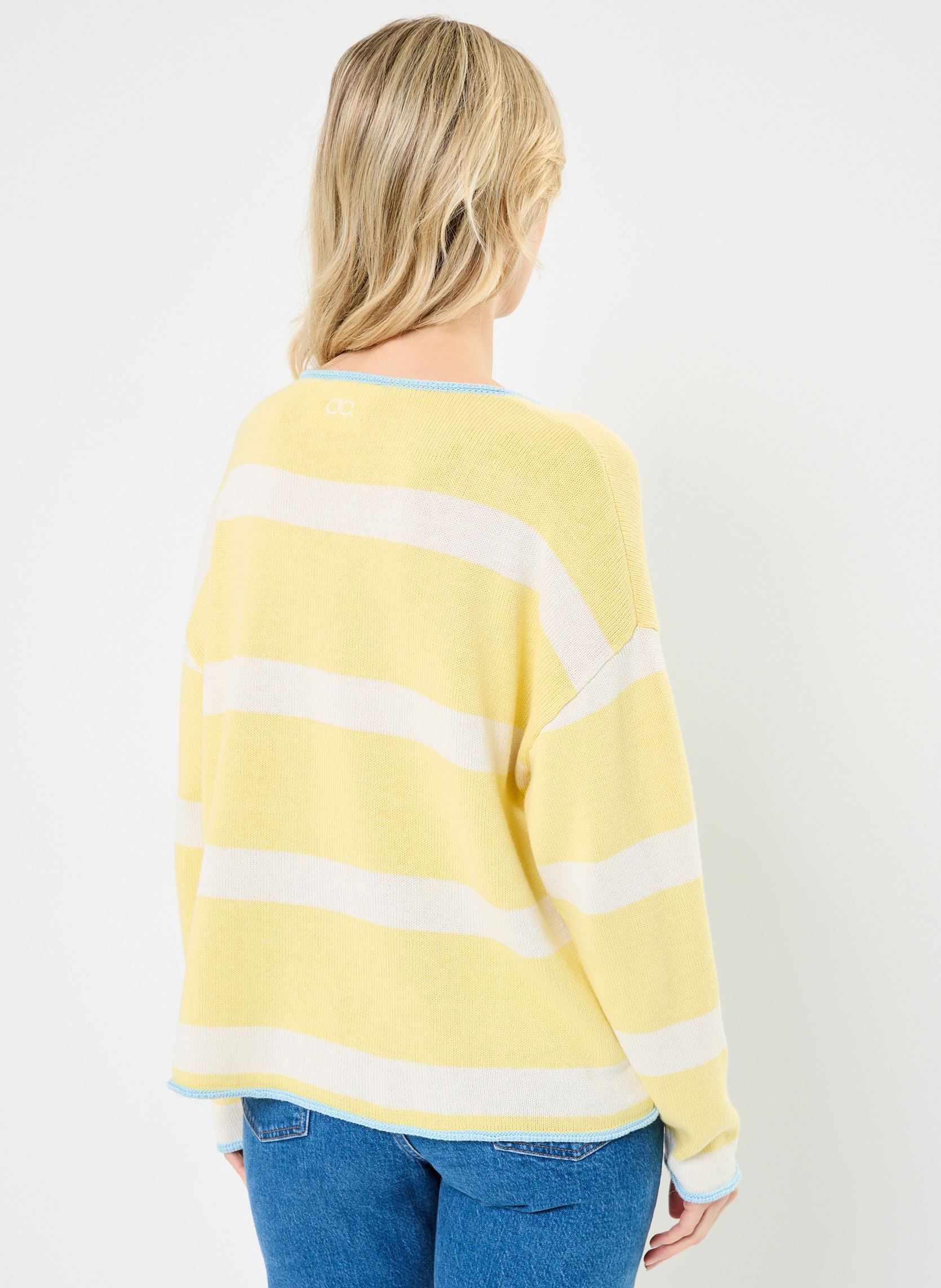 Pulls CARMEN femme jaune Absolut Cashmere Pulls CARMEN femme jaune STPS LEMON